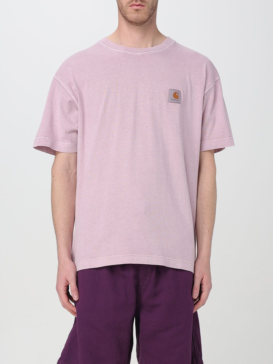 Carhartt Cotton Loose Fit T-shirt With Dropped Shoulders In Hortensien