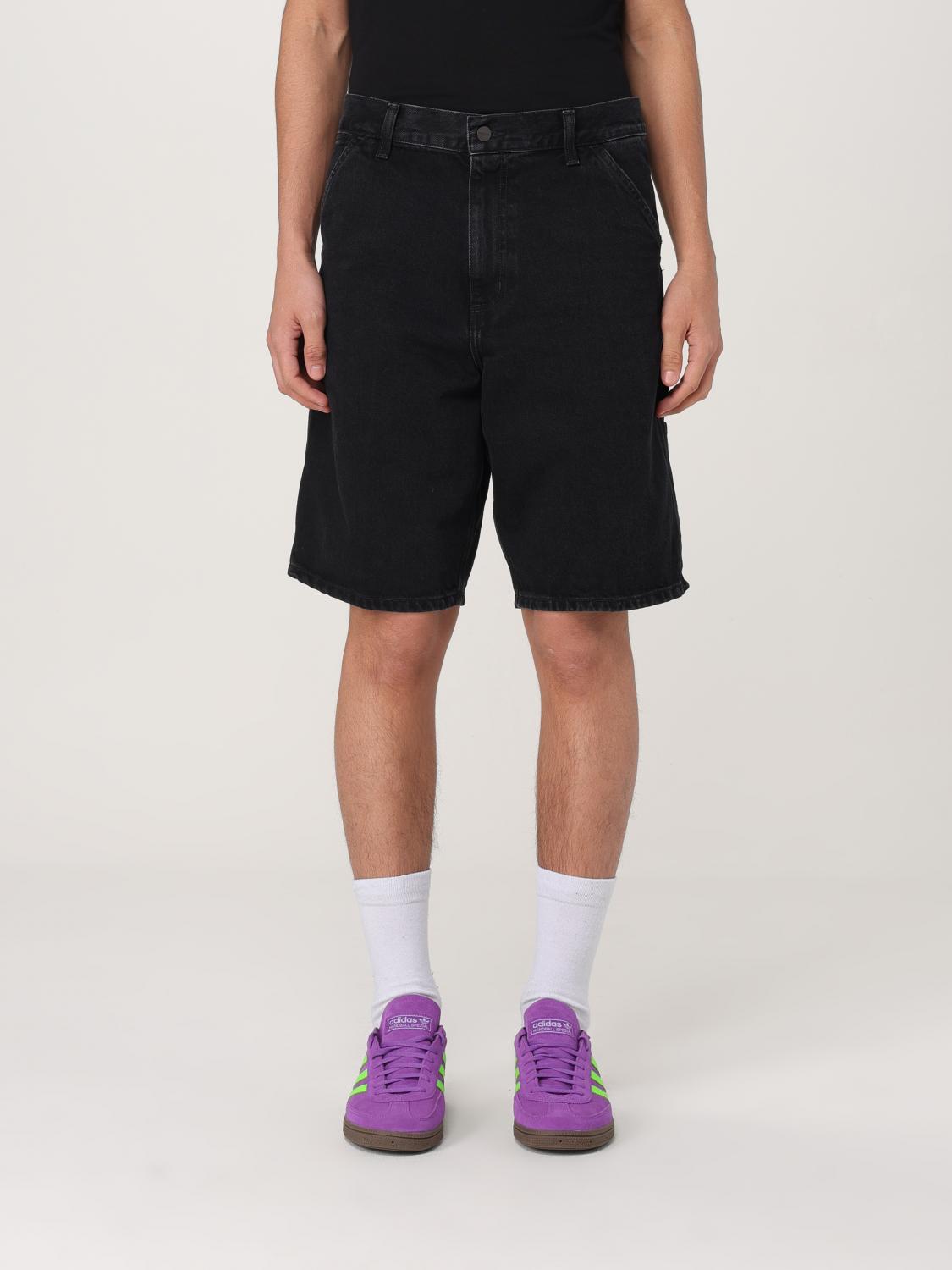 Carhartt Mens Black Landon Five-pockets Denim Shorts In Black