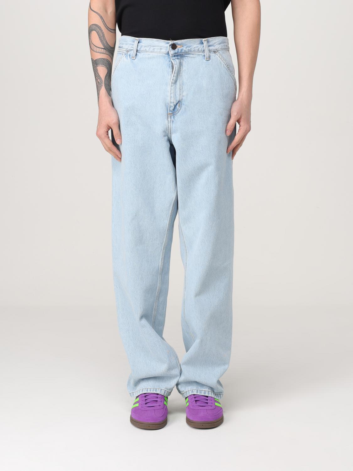 Carhartt Pants Wip Men Color Blue In Blue