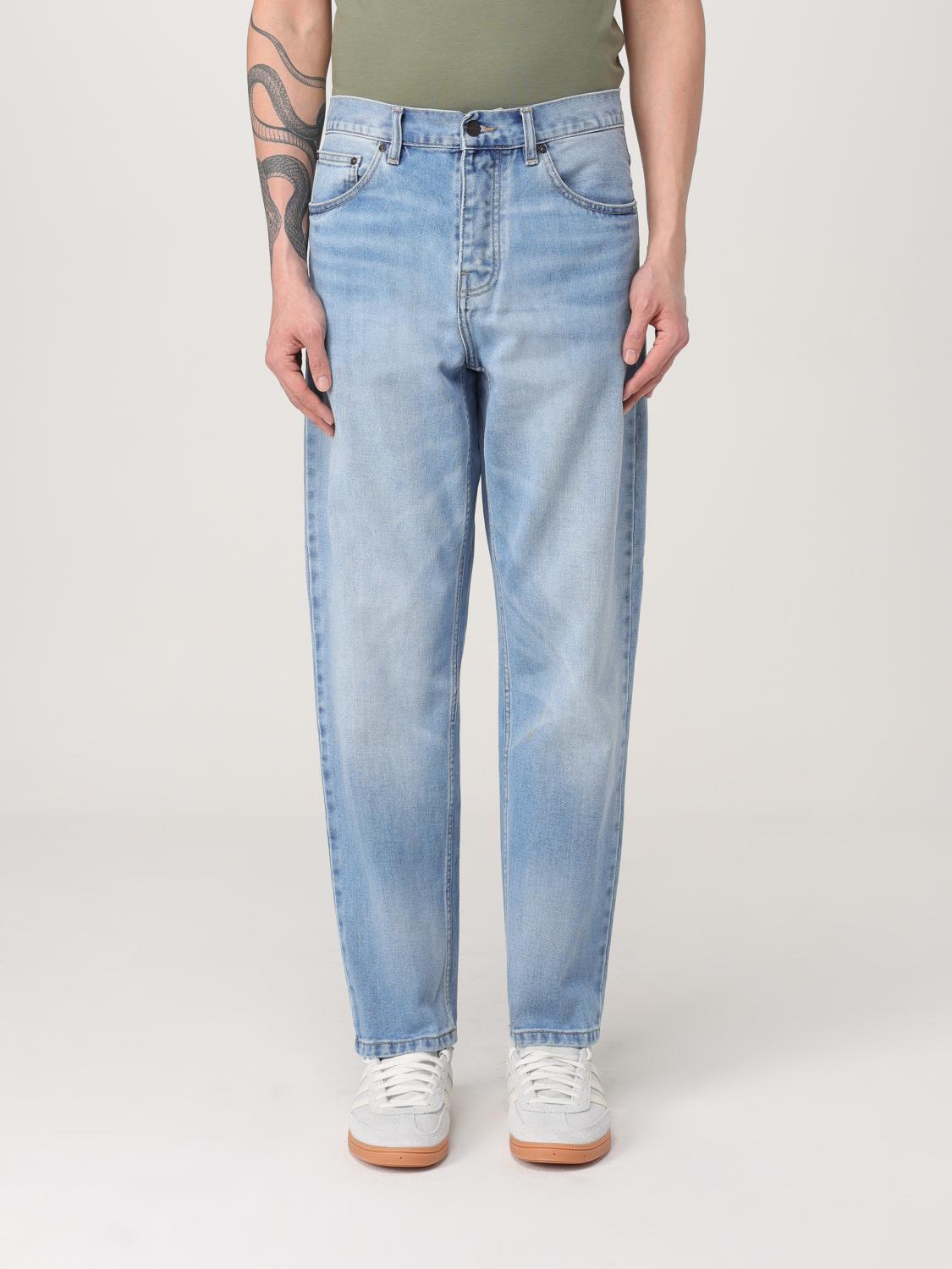 Carhartt Jeans Wip Men Color Stone Washed In Stone Washed