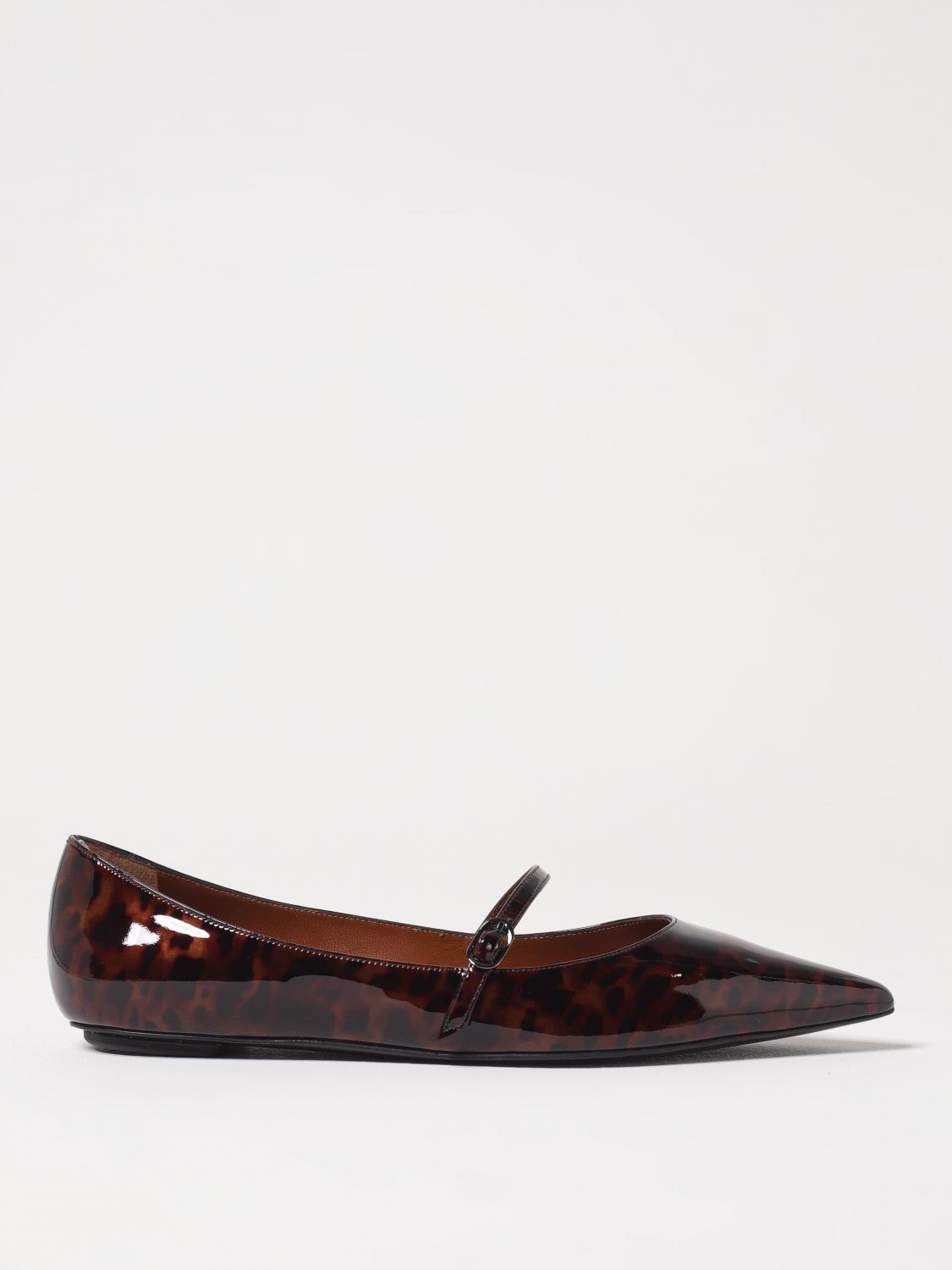 Stuart Weitzman Ballet Flats Woman Color Brown In Brown