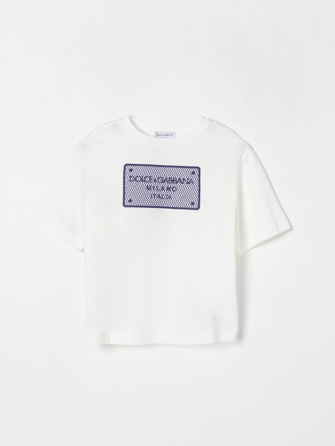 Dolce & Gabbana T-shirt Kids Color White In White