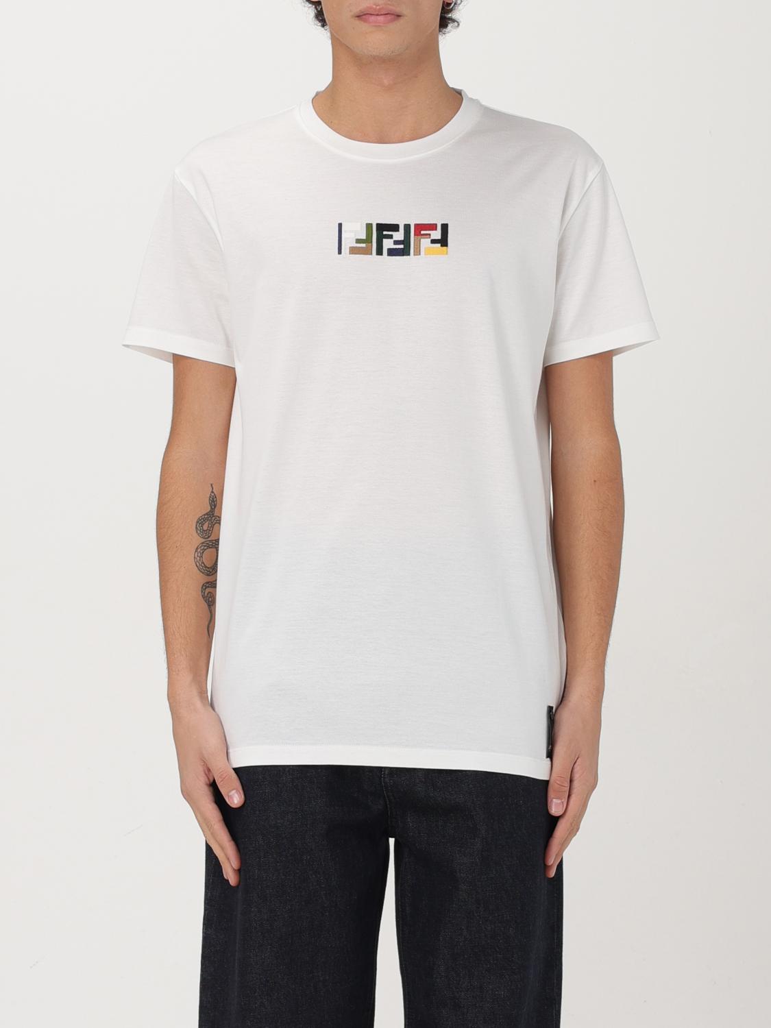 Fendi T-shirt  Men Color White