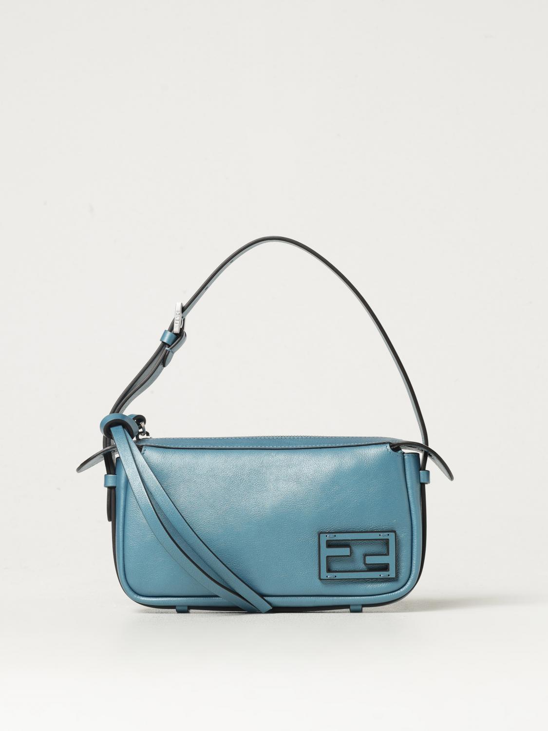 Mini Bag FENDI Woman color Gnawed Blue
