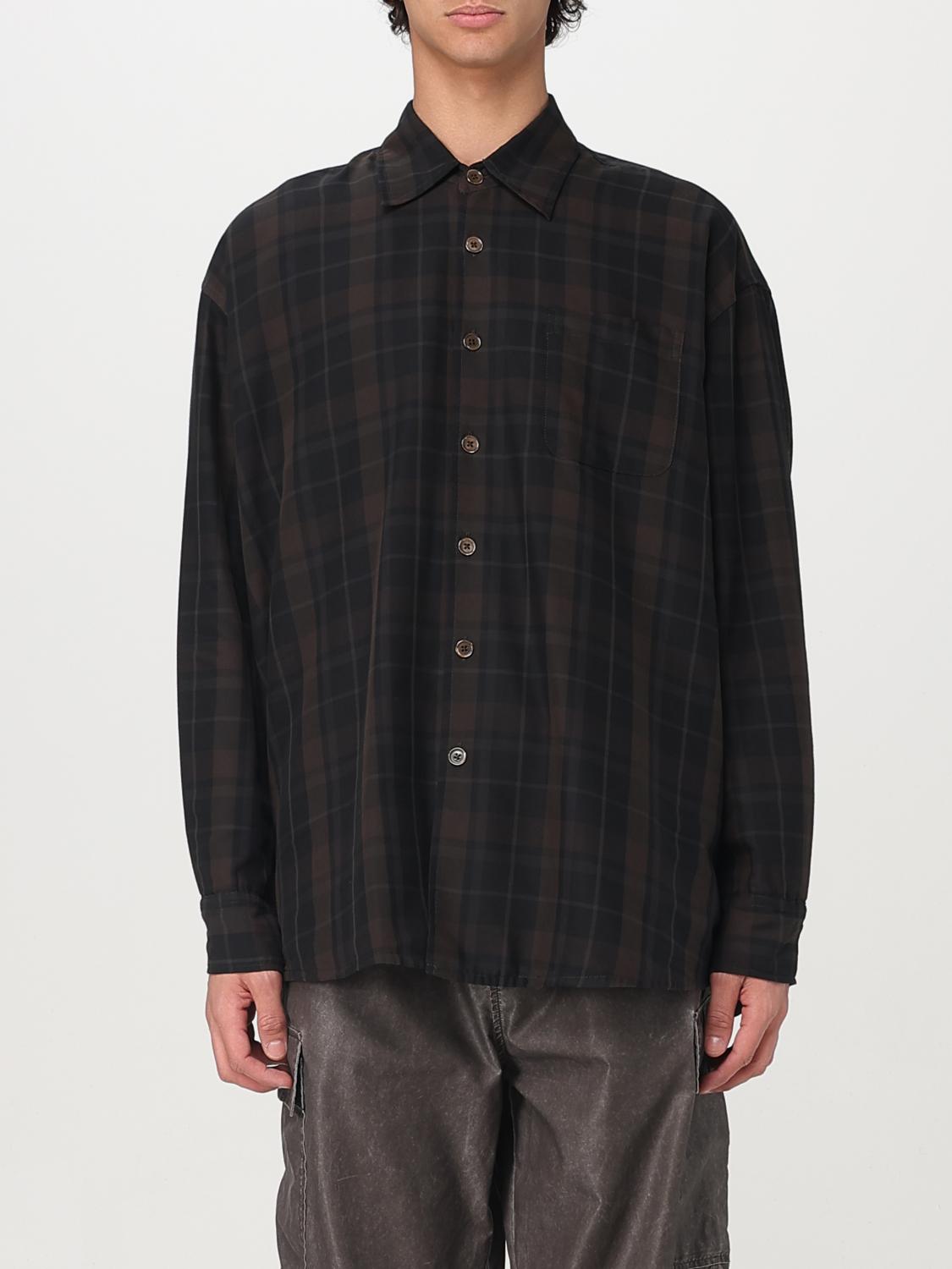 Our Legacy Borrowed Plaid Button-up Shirt In Schwarz