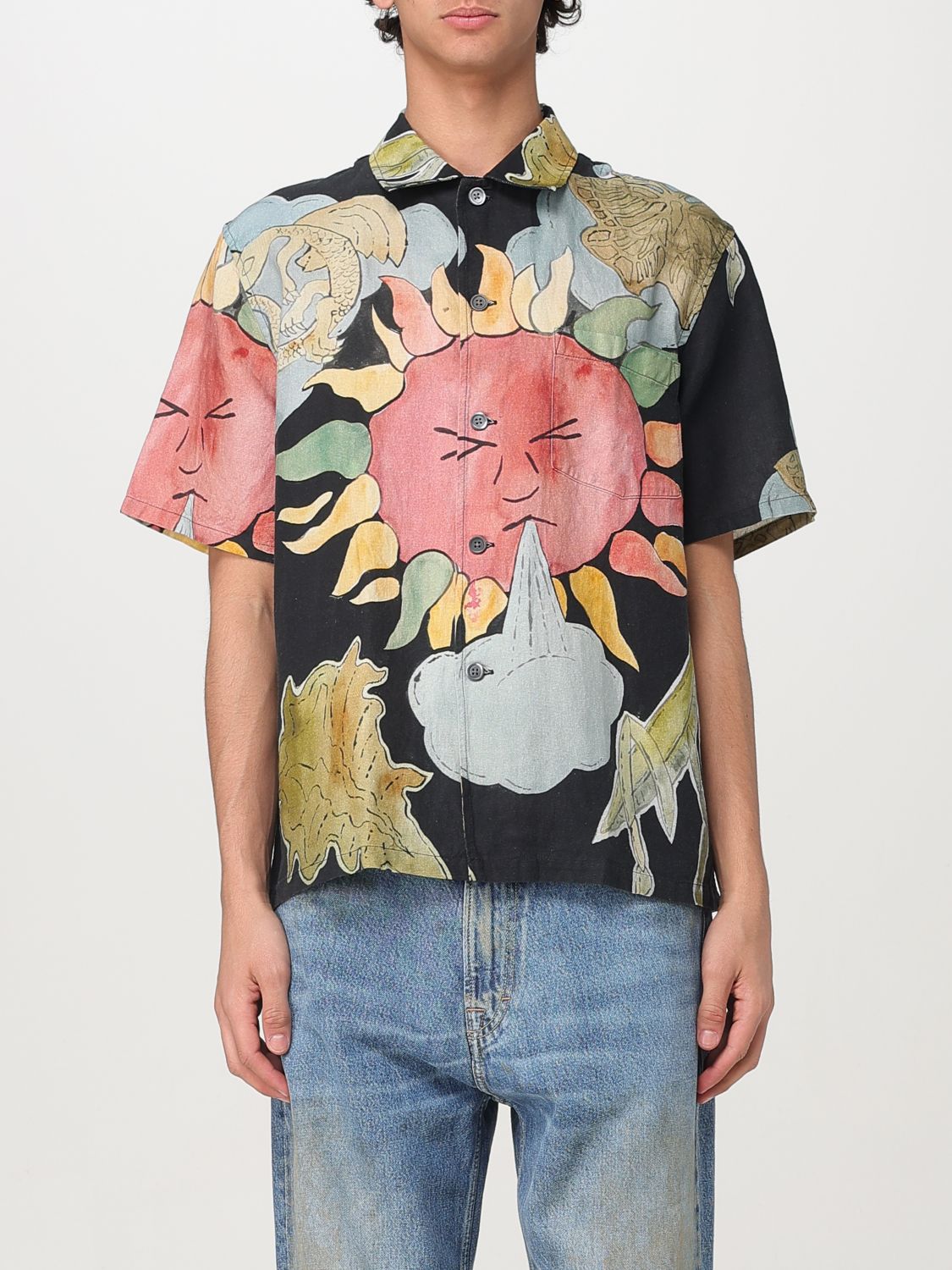 Shop Our Legacy Shirt Men Color Multicolor In Bunt