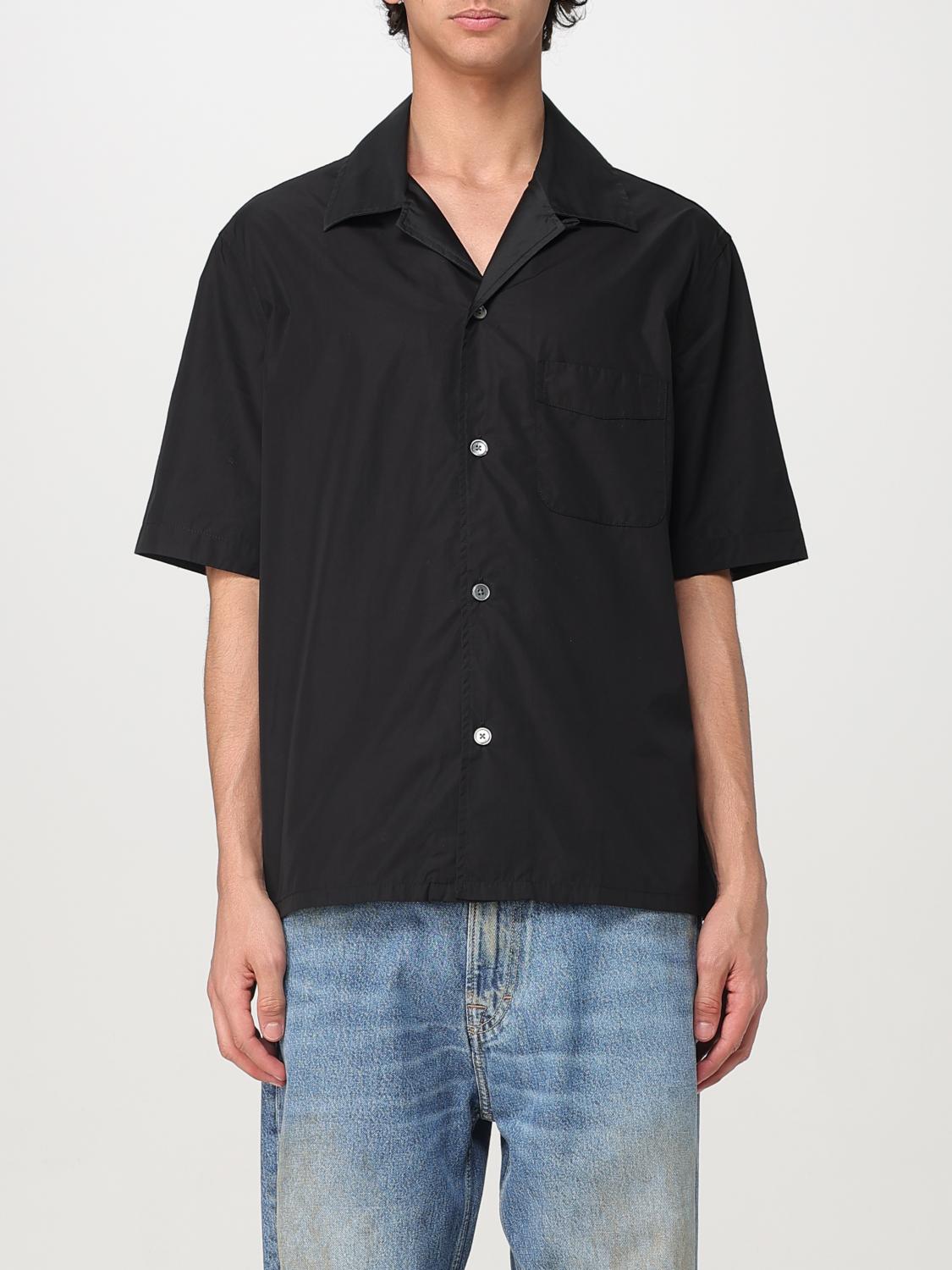 Our Legacy Black Boucle Box Shirt In Schwarz