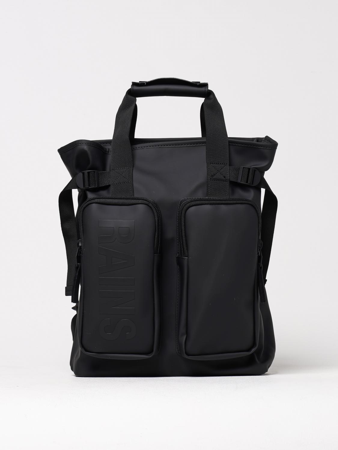 Rains Backpack Men color Black