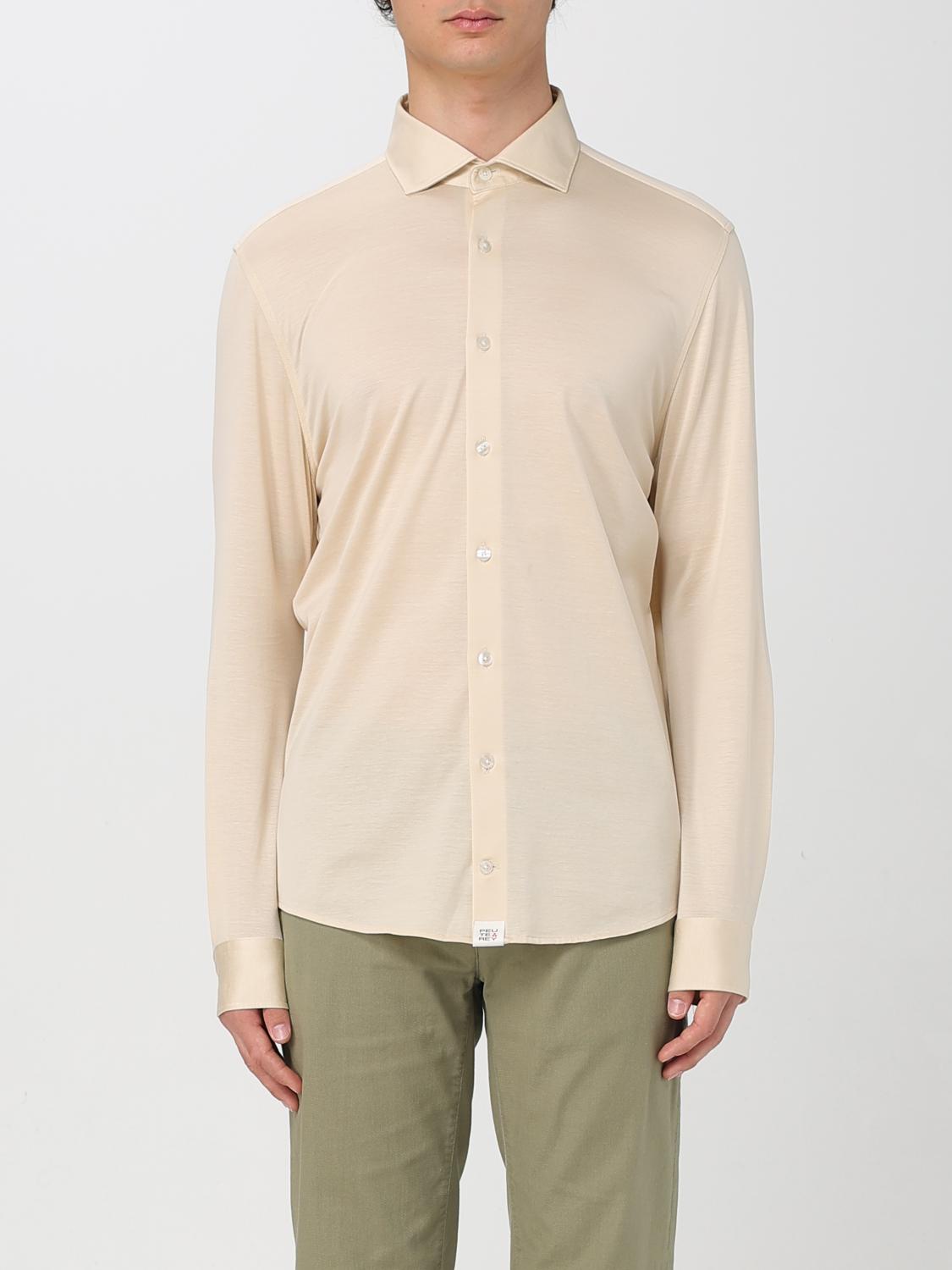 Peuterey Shirt Men Color Beige In Neutral