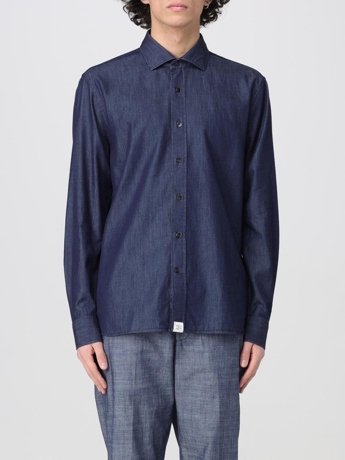 Peuterey Shirt Men Color Blue In Blue