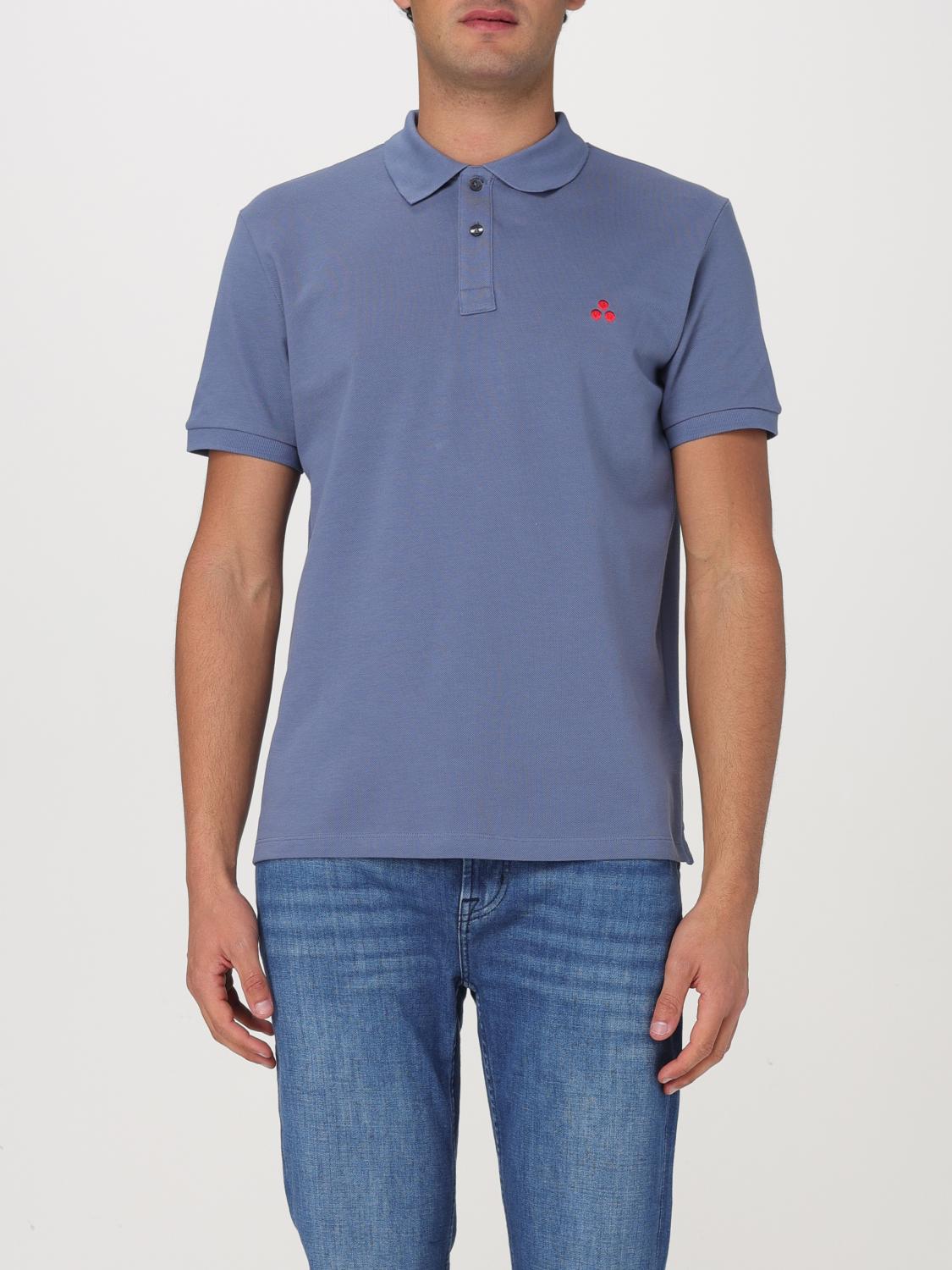 Peuterey Polo Shirt Men Color Grey In Grey