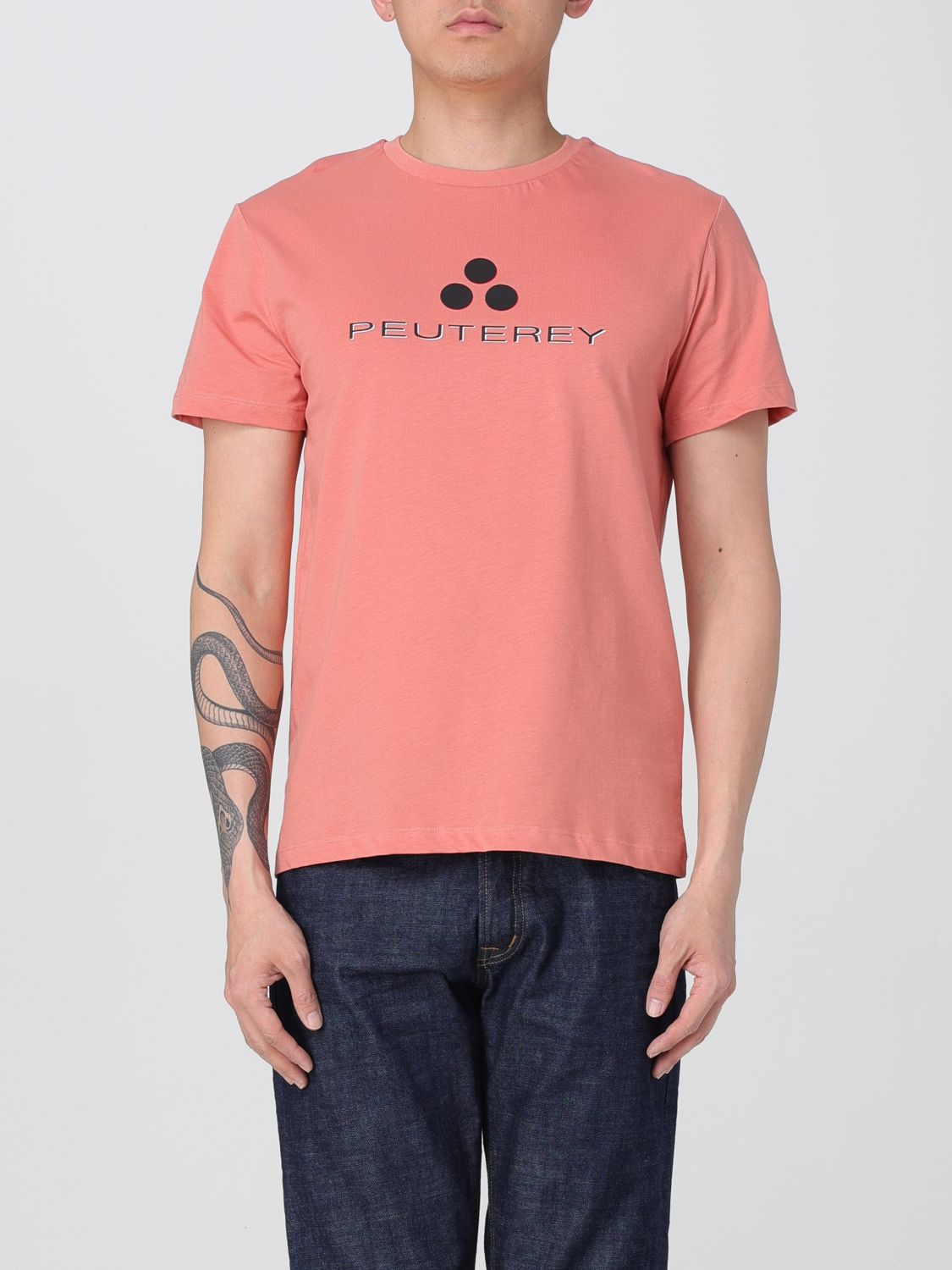 PEUTEREY T-SHIRT PEUTEREY MEN COLOR CLAY COLOR 421654264
