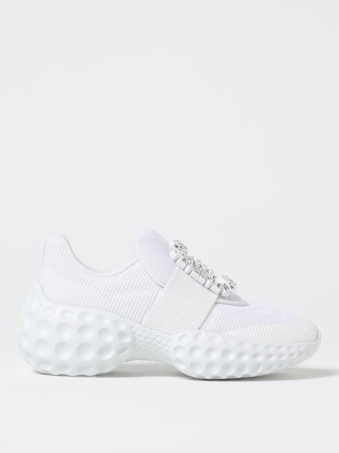 Shop Roger Vivier Sneakers  Woman Color White