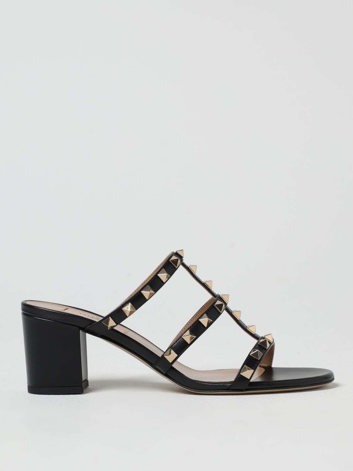 Shop Valentino Heeled Sandals Garavani Woman Color Black In Schwarz