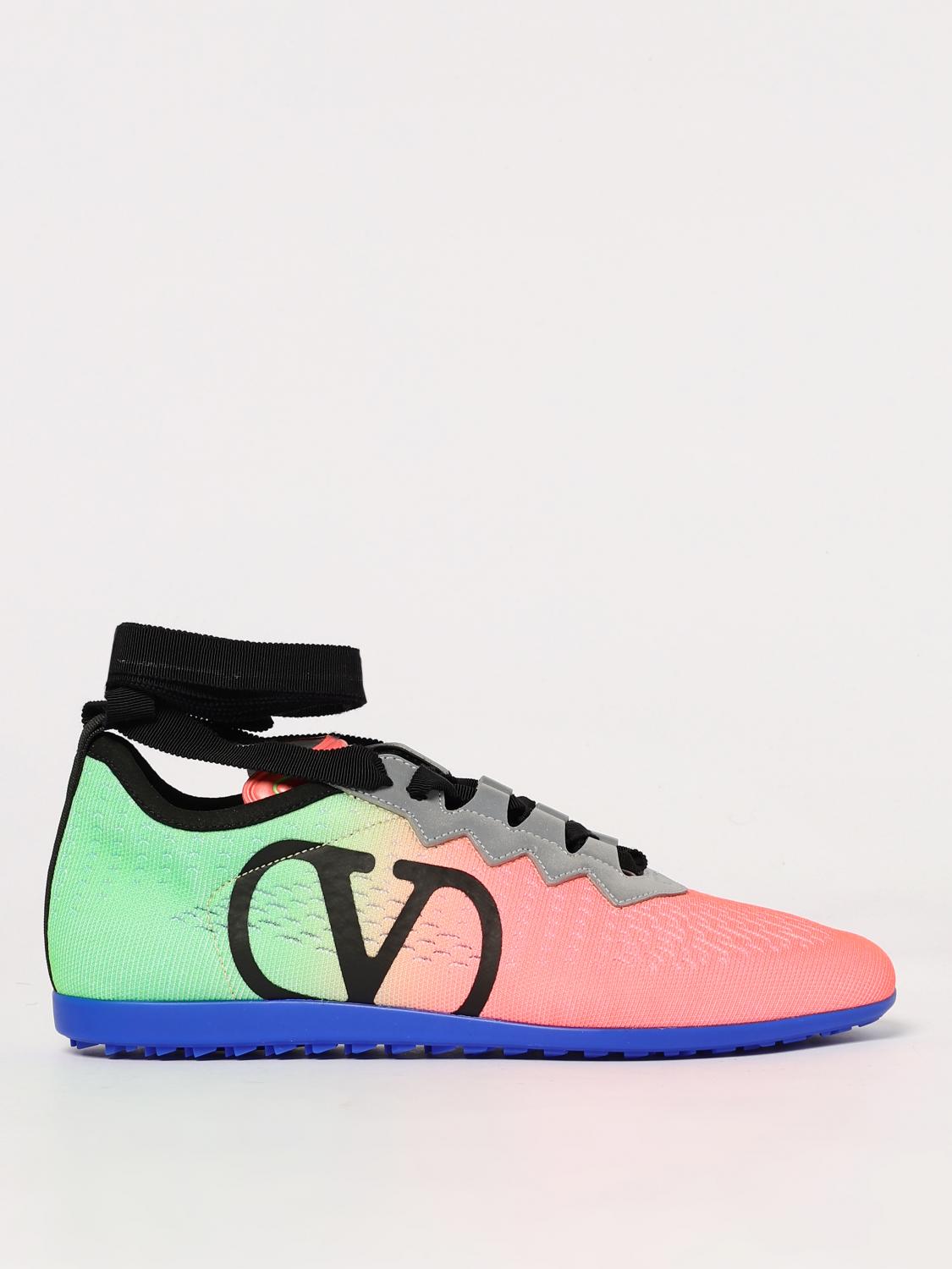 Valentino Logo Sneakers In Multicolor