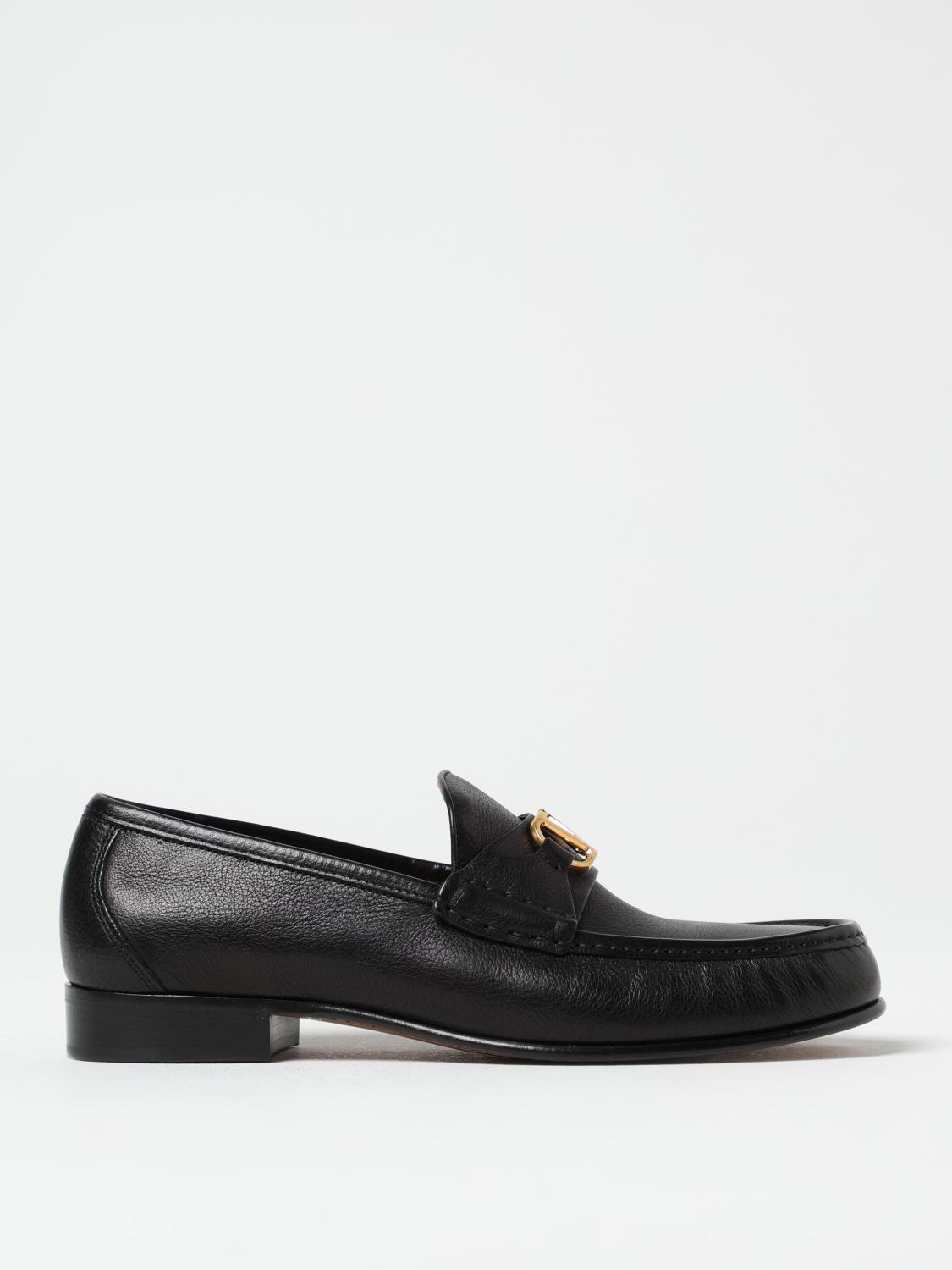 Valentino Garavani Vlogo Signature Black Loafer