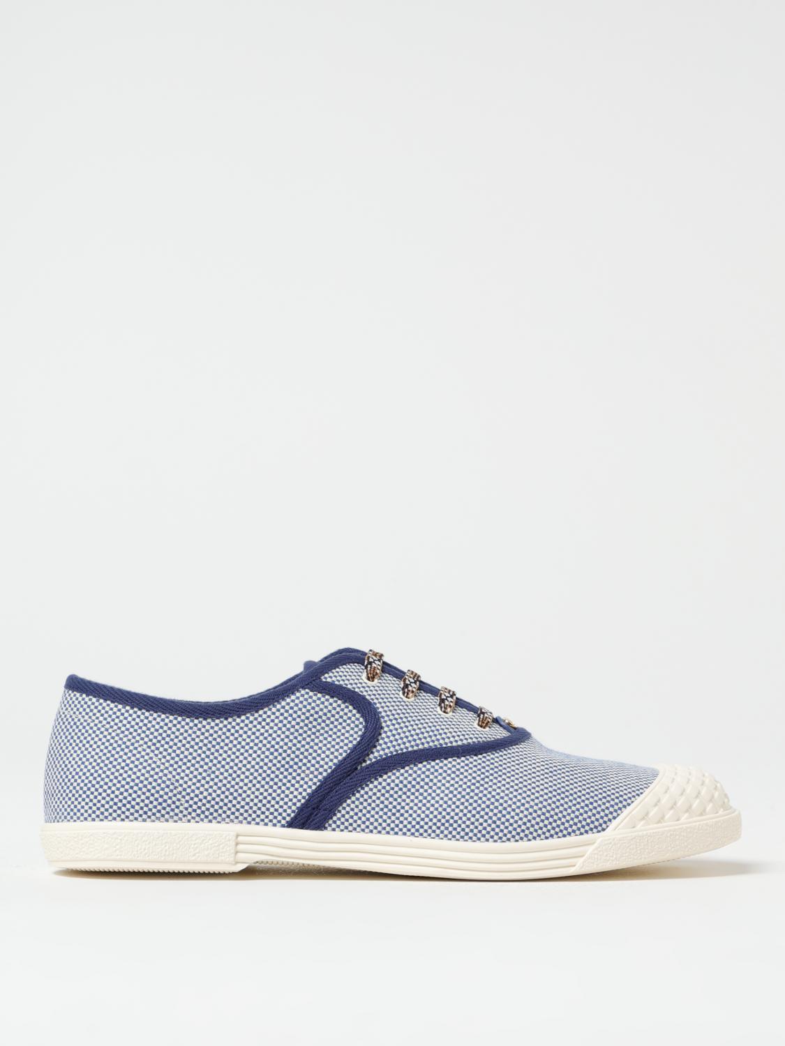 Valentino Bay By Bay Bicolor Canvas Low-top Sneakers In Hellblau