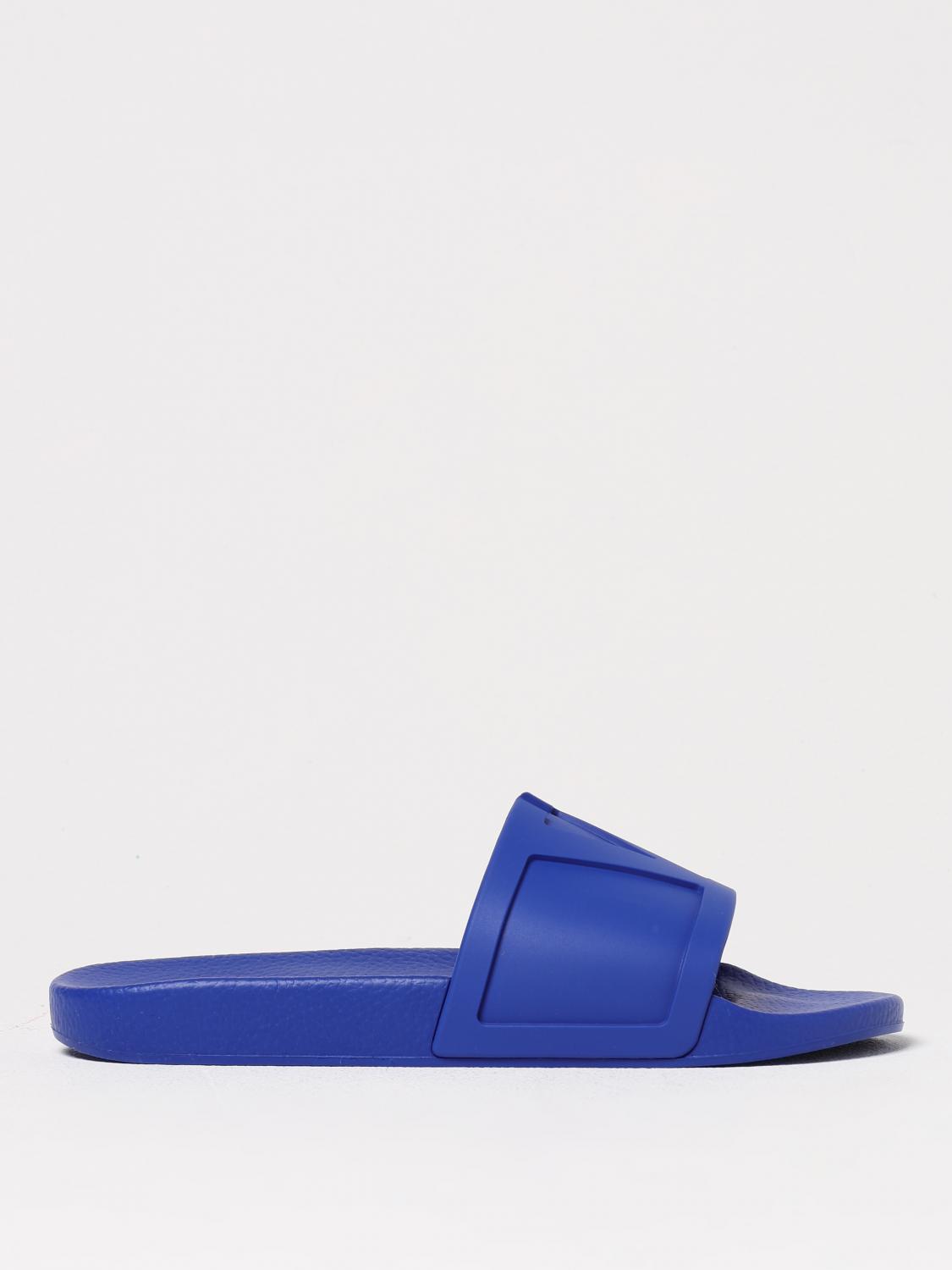 Valentino Coolside Pool Slide In Gnawed Blue