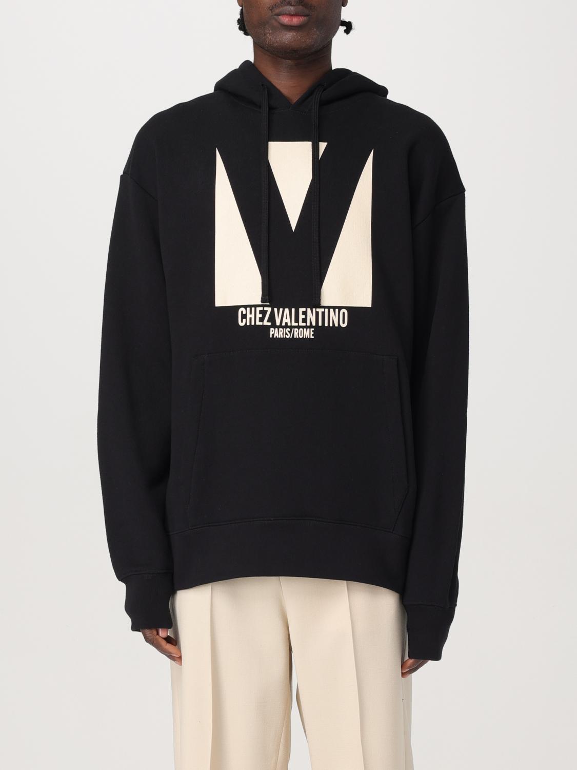 Valentino Chez Hooded Sweatshirt In Black