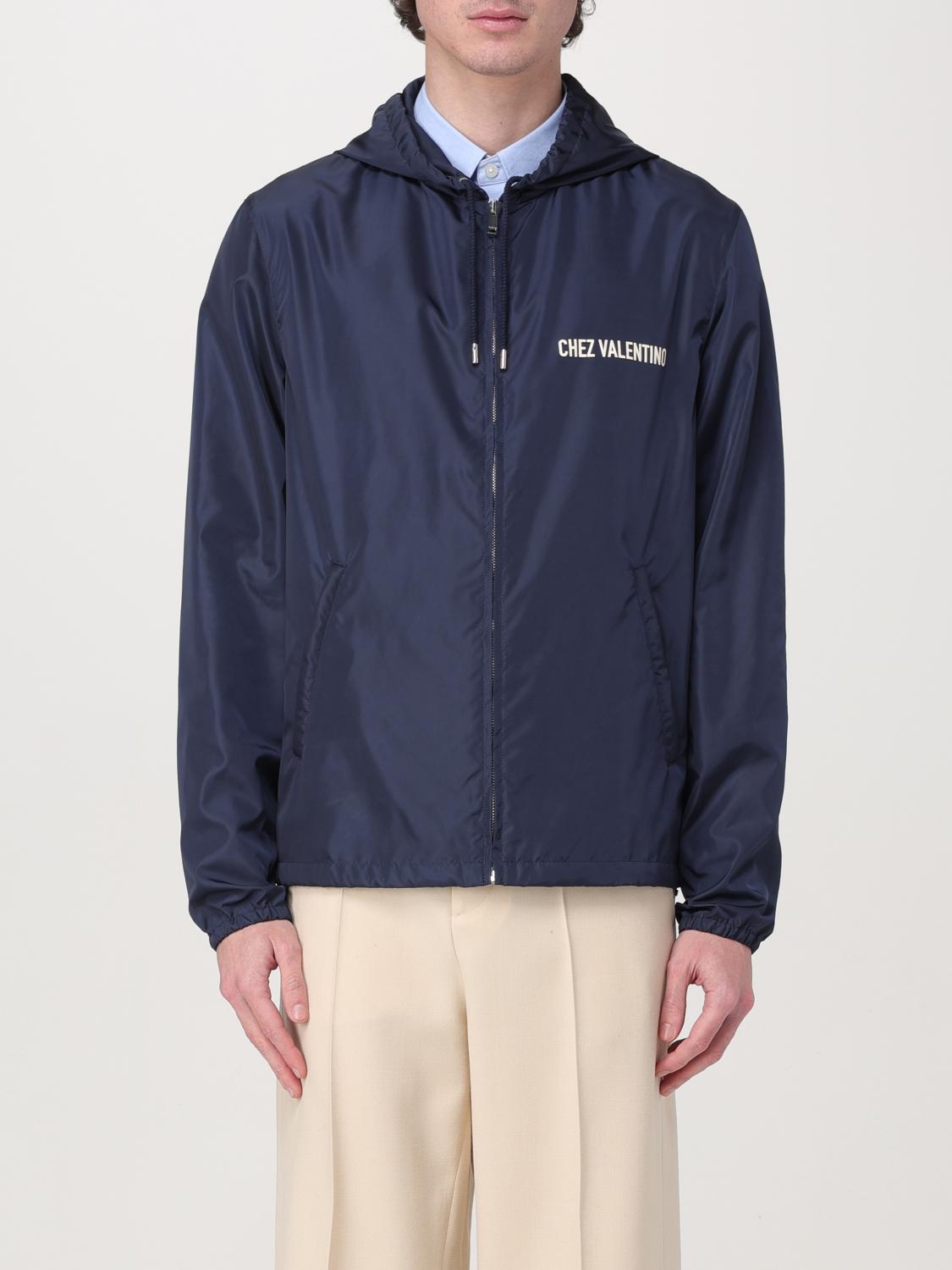 Valentino Jacket Men color Blue