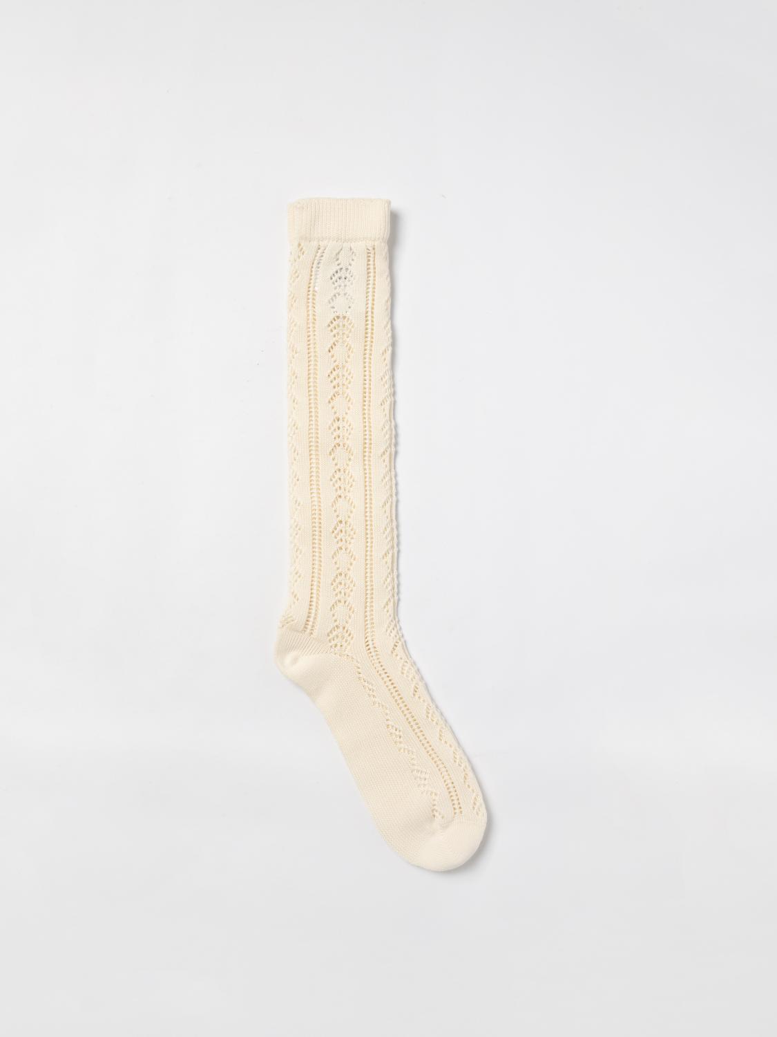 Valentino Socks Garavani Men Color Yellow Cream In Yellow Cream