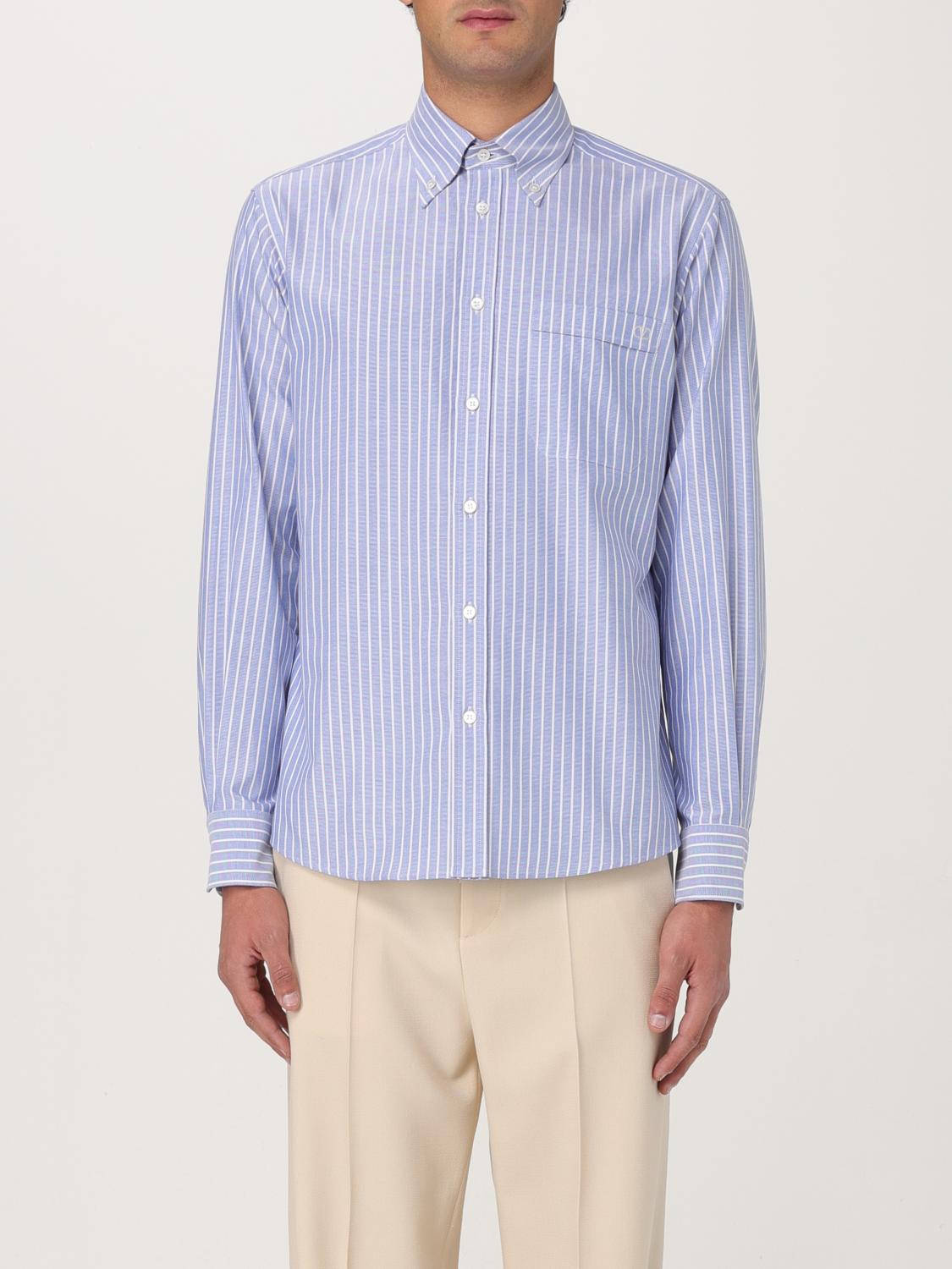 Valentino Ανδρών Gnawed Blue Shirt Men Color
