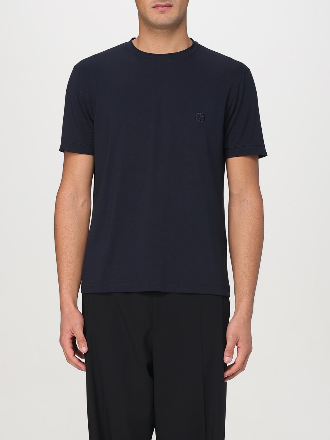 Giorgio Armani T-shirt In Blue