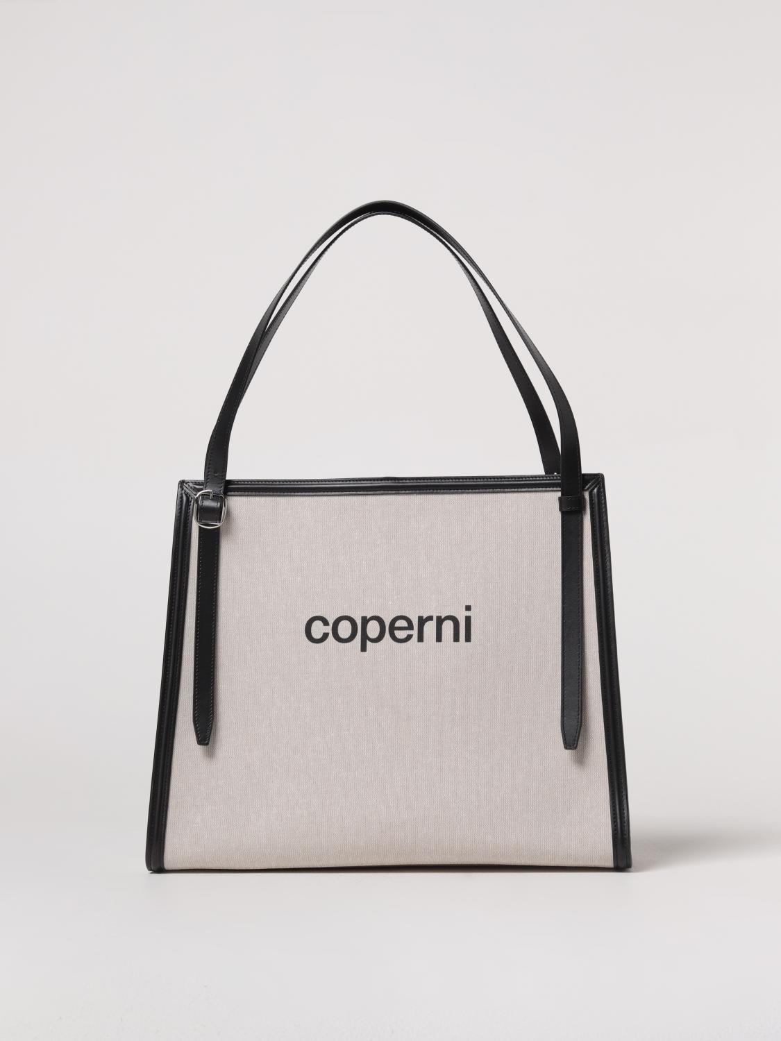 Coperni Double Handle Shoulder Bag In Beige