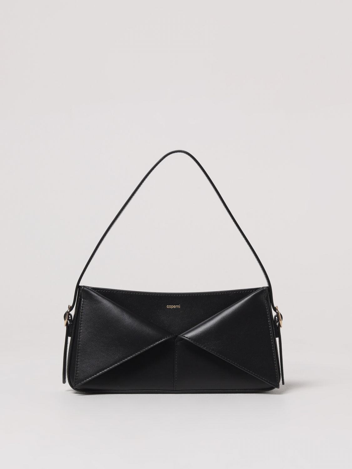 Coperni Ed Leather Bag With Flap In Black