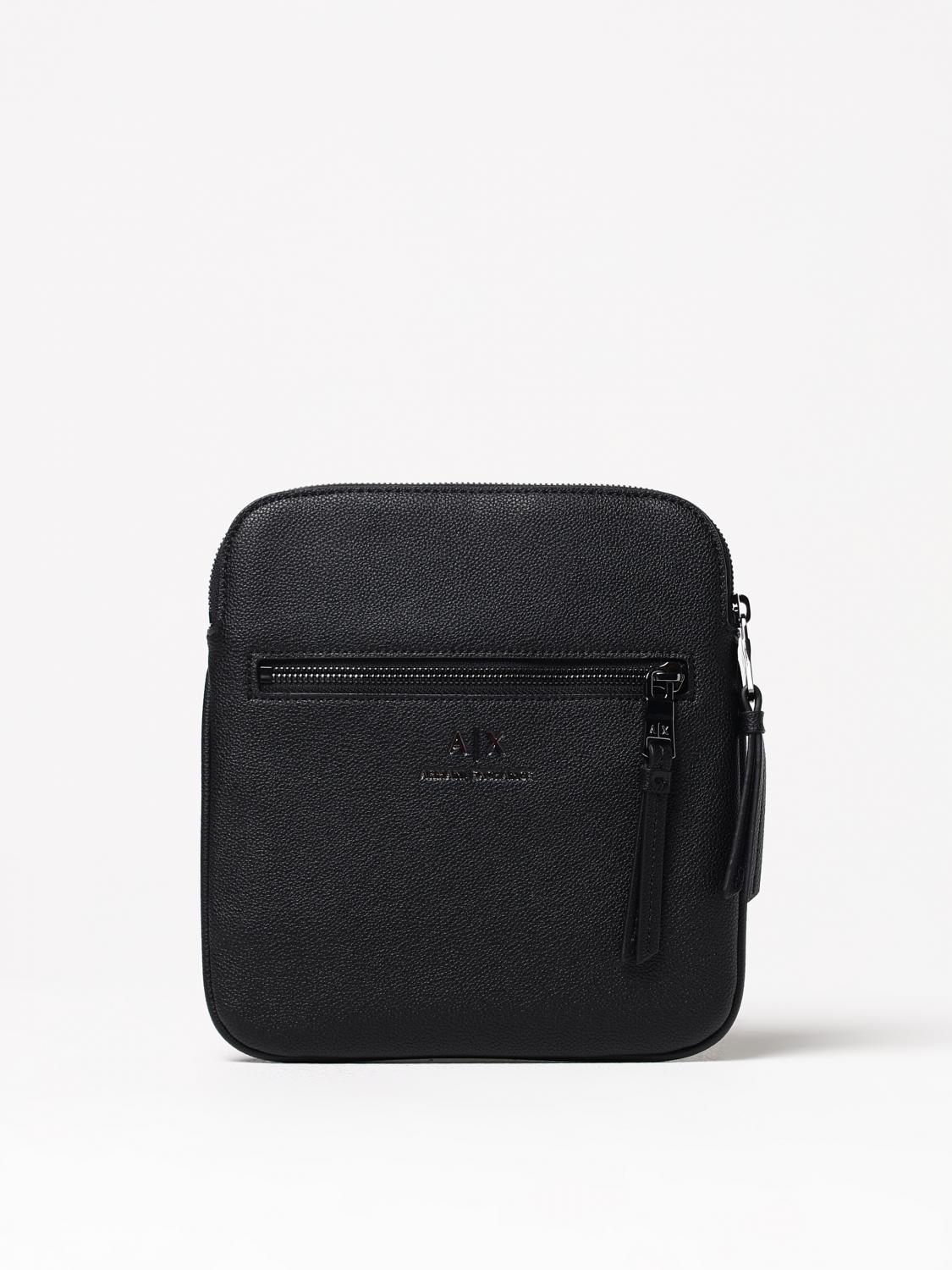 Armani Exchange Shoulder Bag  Men Color Black In Black