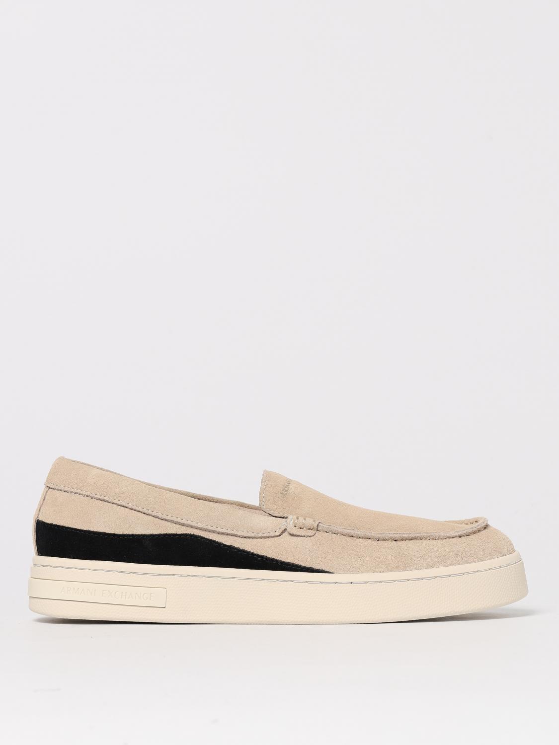 Armani Exchange Loafers Men Color Sand In Sand