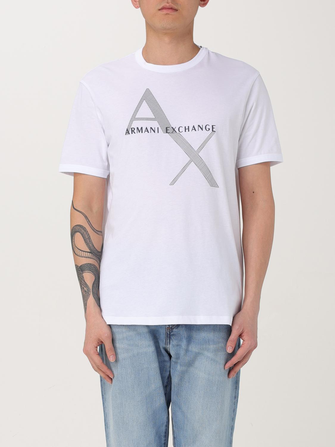 Armani Exchange T-shirt  Men Color White In White
