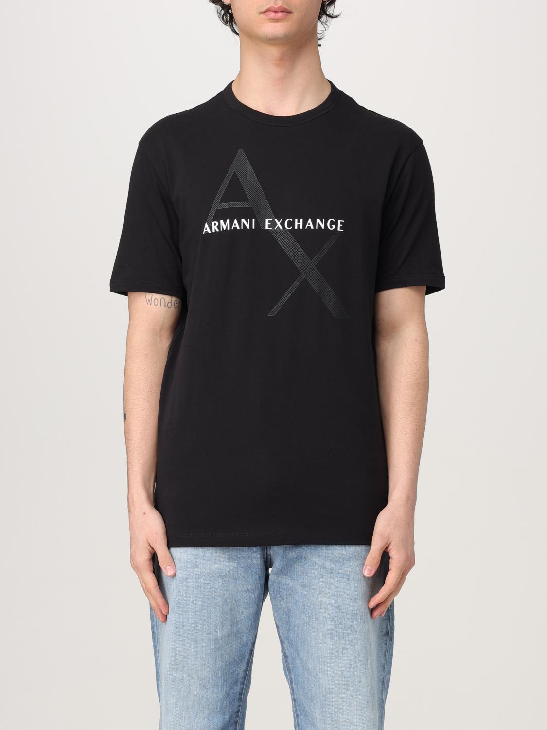 Armani Exchange T-shirt Men Color Black In Black