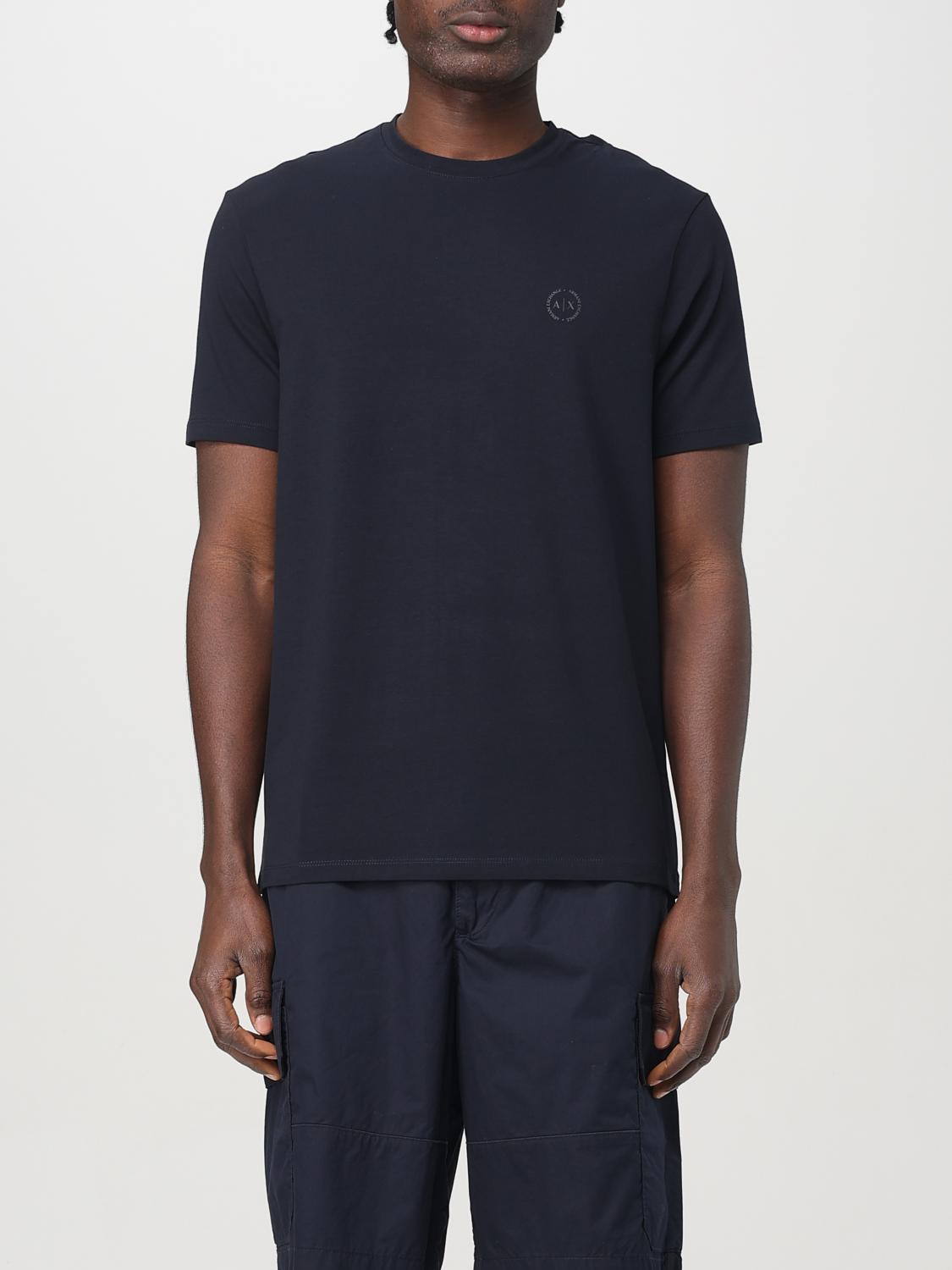 Armani Exchange T-shirt  Men Color Blue In Black