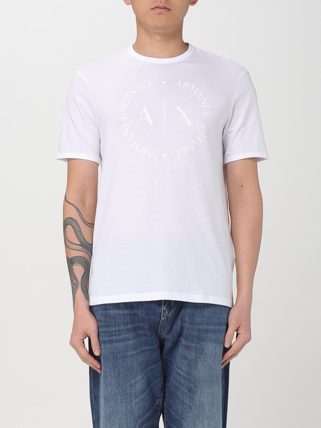 Armani Exchange T-shirt  Men Color White In White