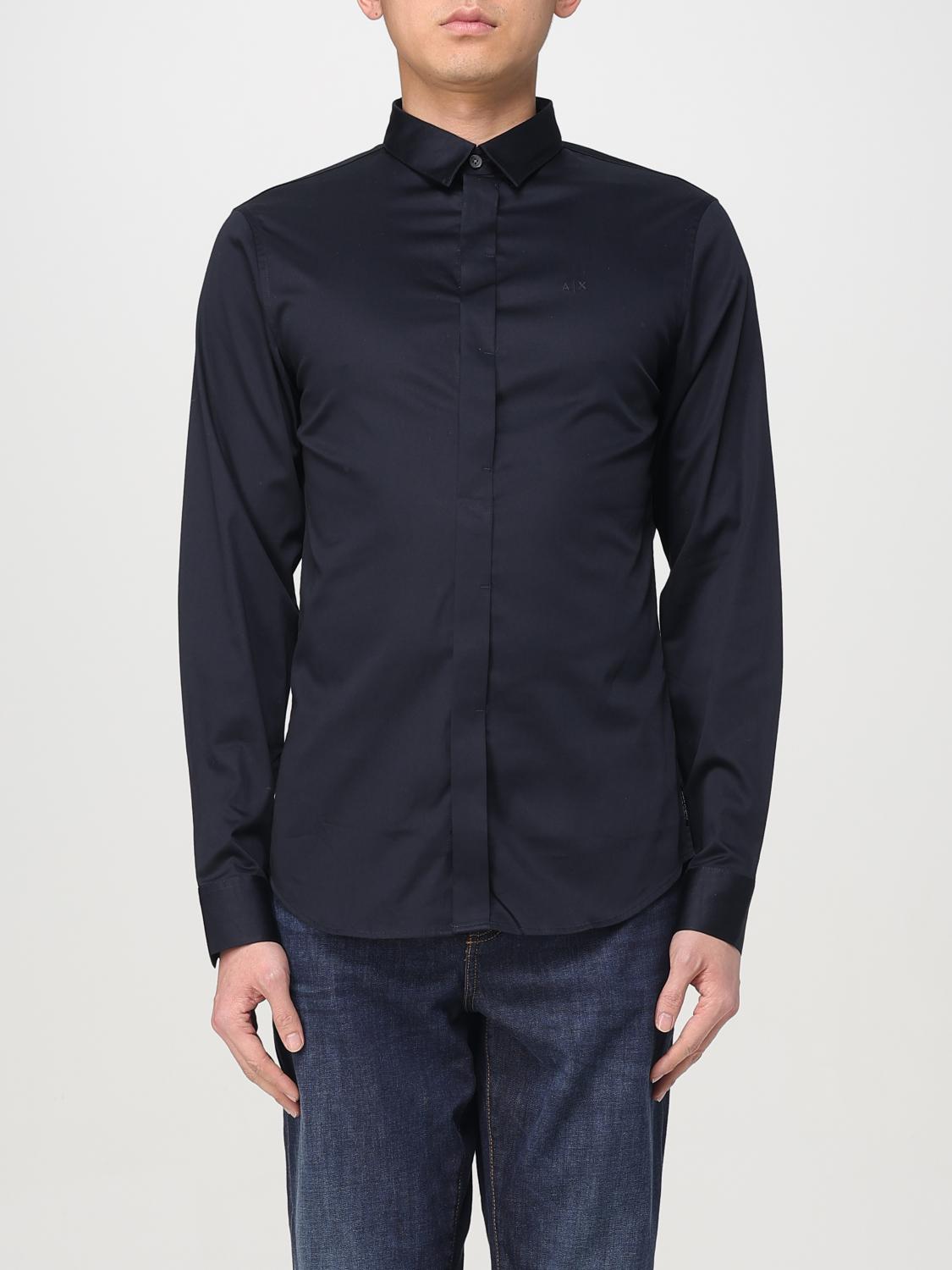 Armani Exchange Shirt  Men Color Blue In Blue