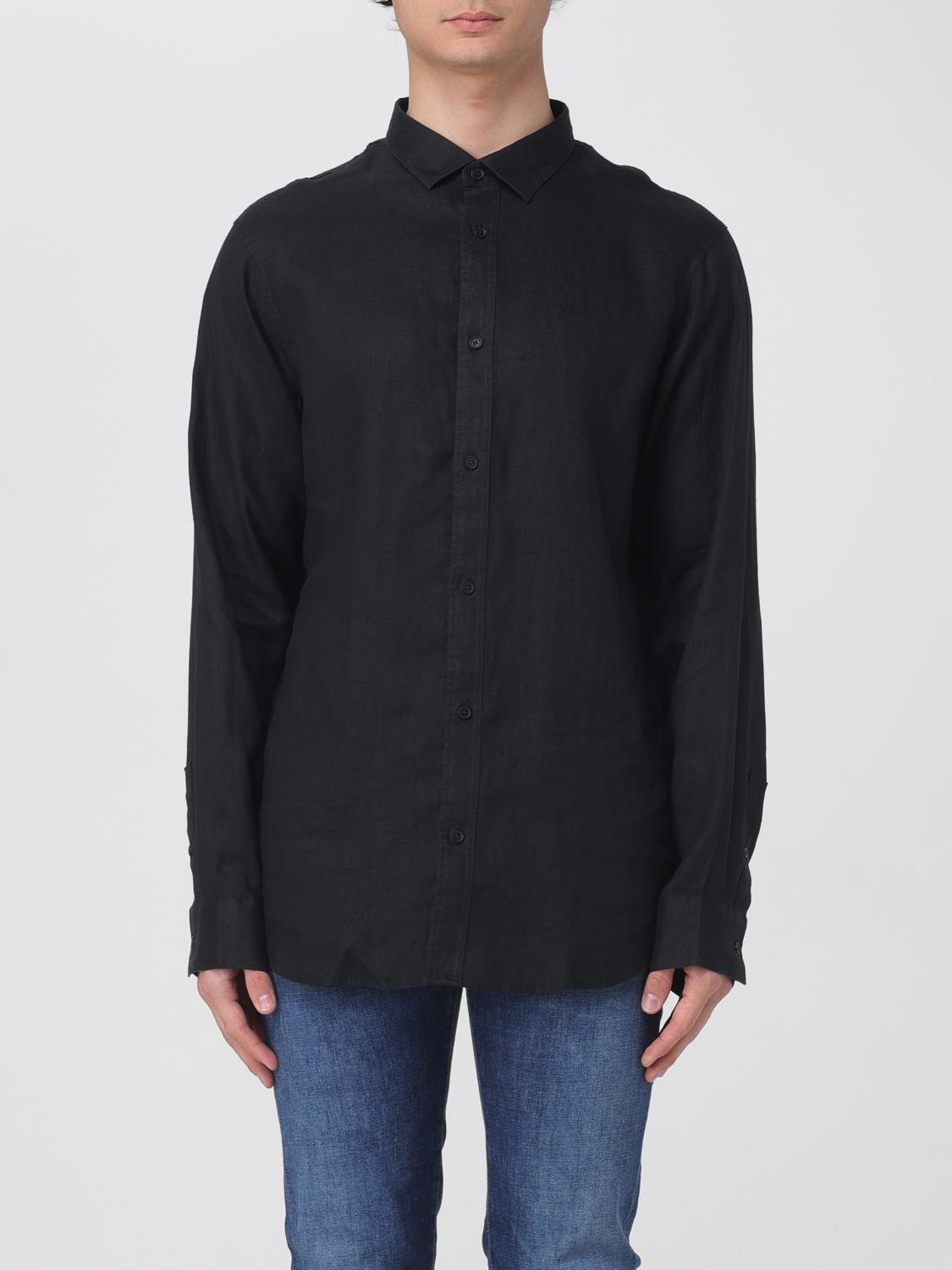 Armani Exchange Shirt  Men Color Black In Black