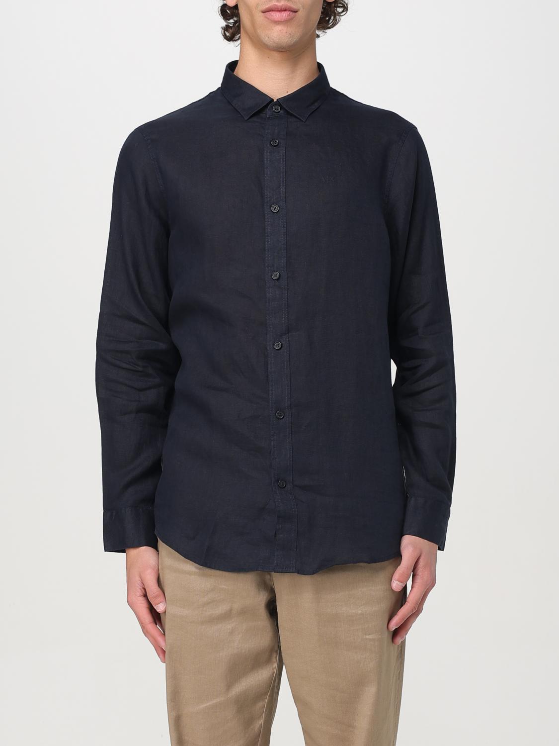Armani Exchange Shirt  Men Color Blue In Blue