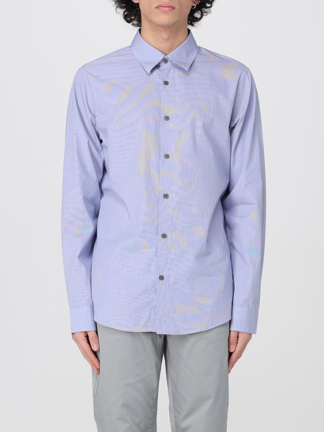 Armani Exchange Shirt  Men Color Blue In Blue