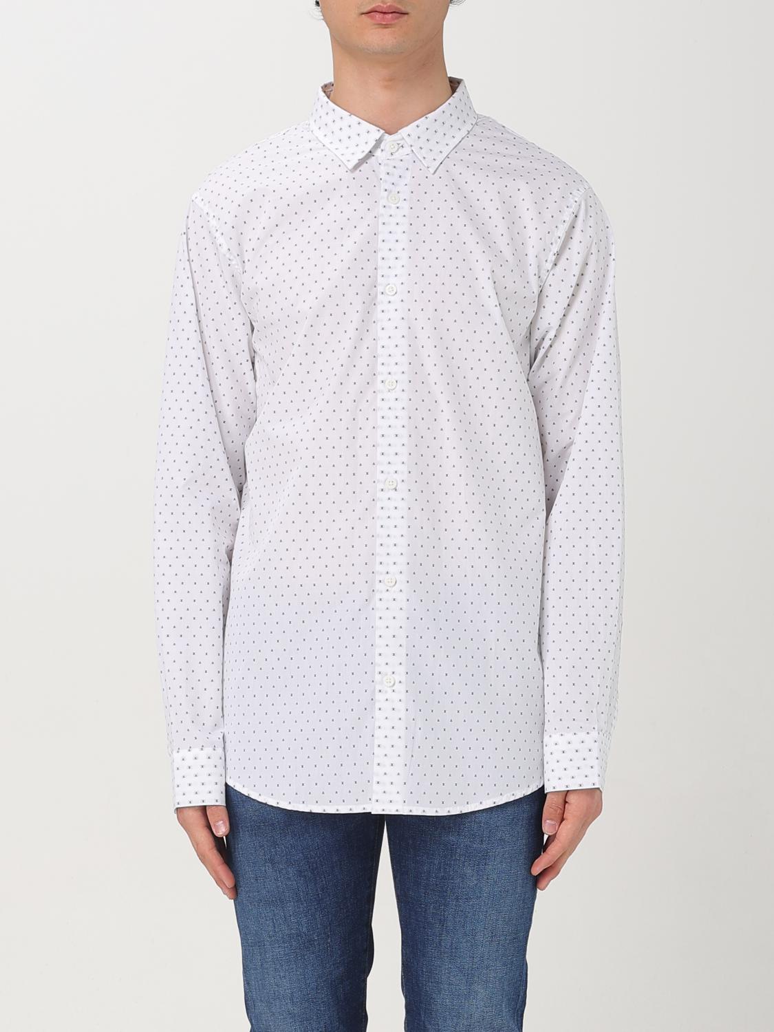 Armani Exchange Shirt Men Color White In White