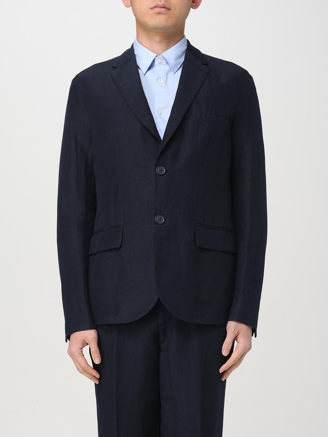 Armani Exchange Blazer  Men Color Blue In Blue