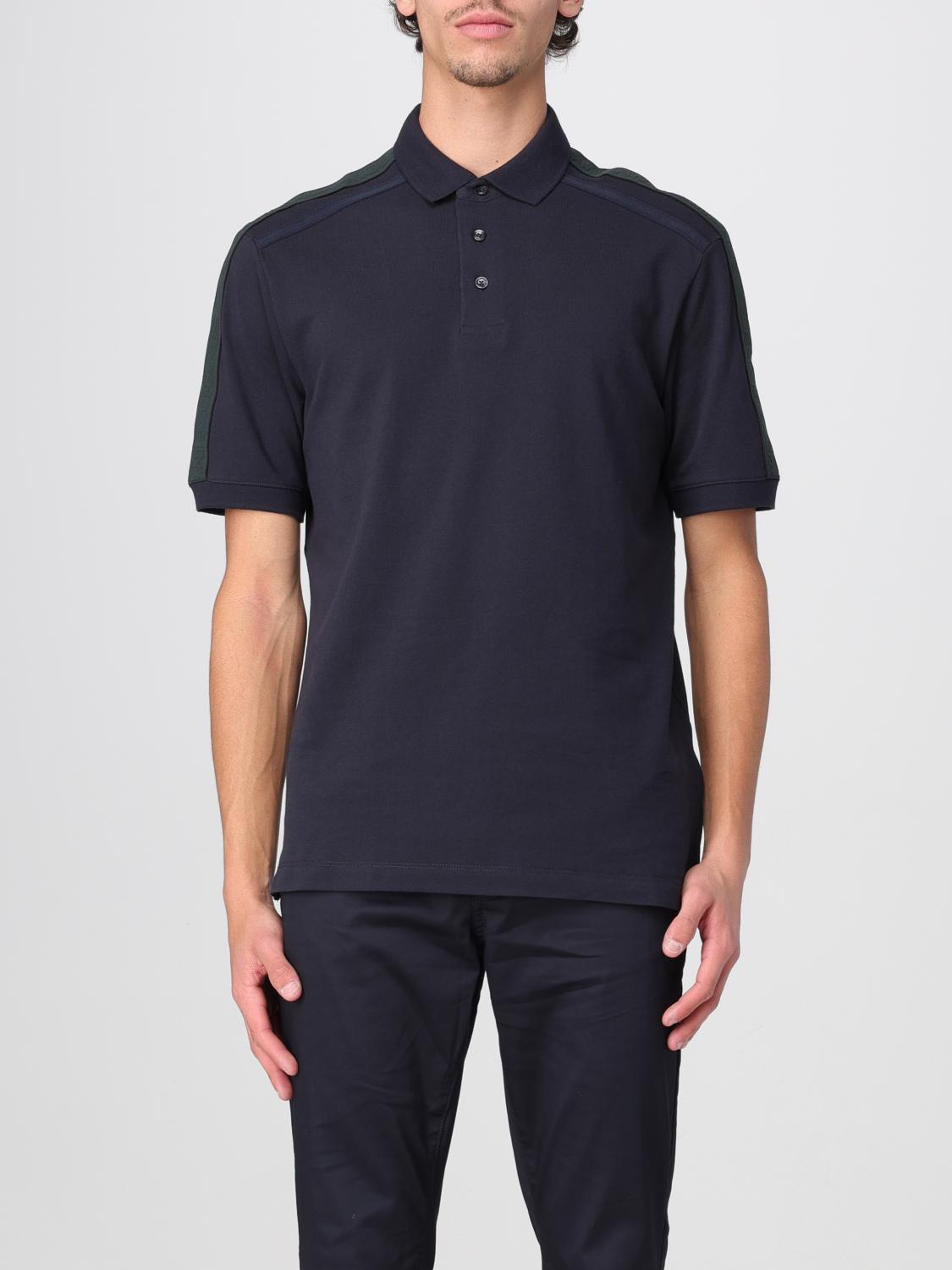 Armani Exchange Mens Polo Shirt 3dzfab Zjxuz In Blue