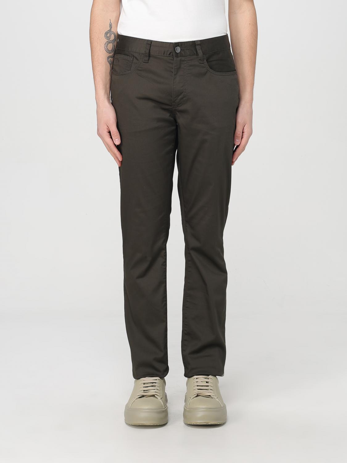 Armani Exchange Pants Men Color Green In Green