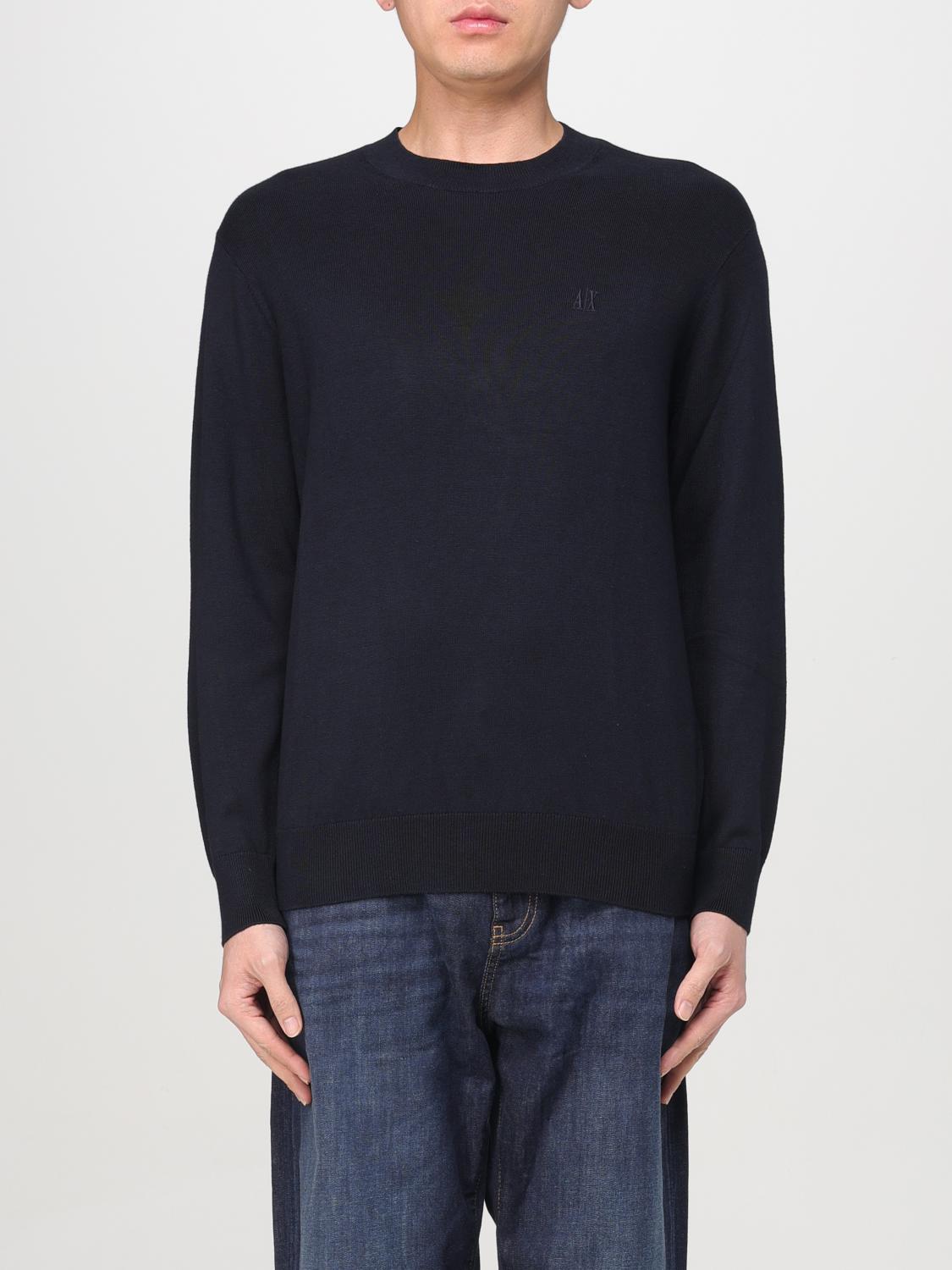 Armani Exchange Sweater  Men Color Black In Blue