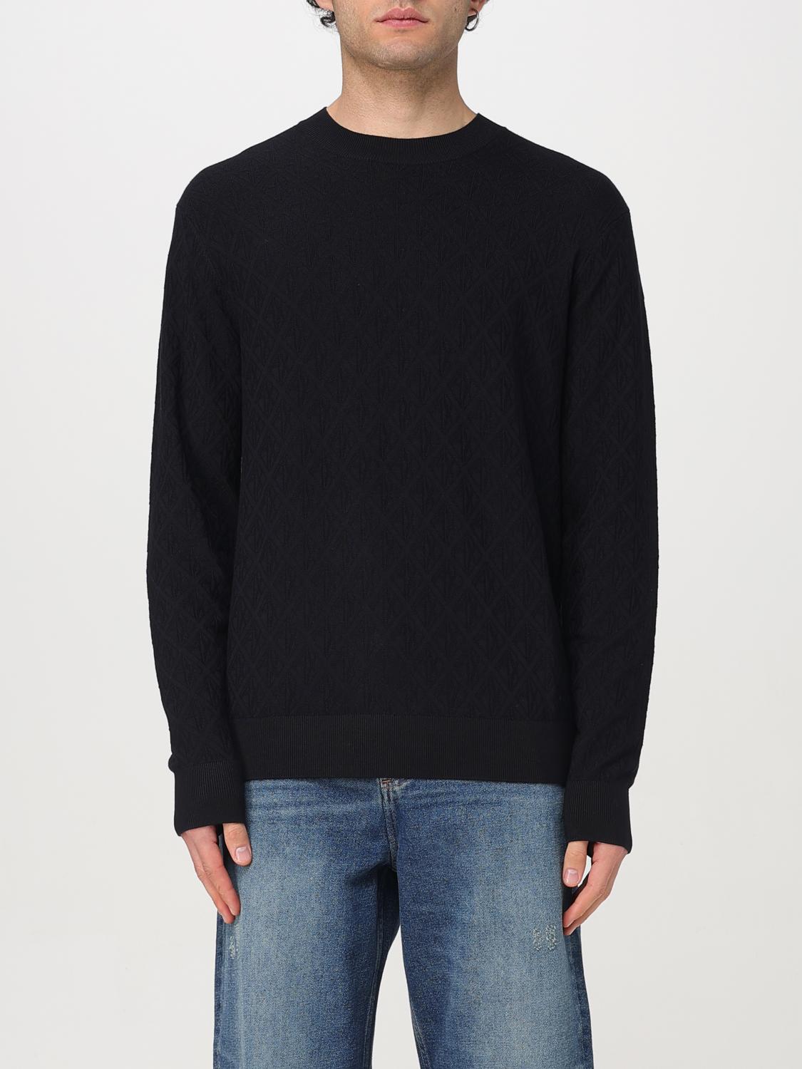 Armani Exchange Sweater  Men Color Black In Blue
