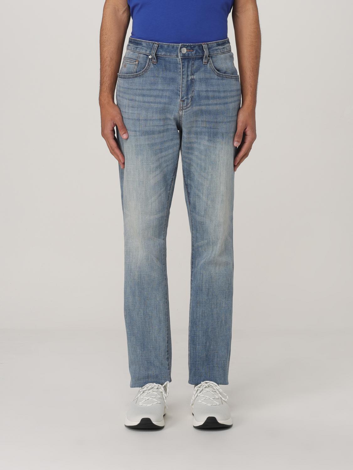 Armani Exchange Jeans Men Color Denim In Denim