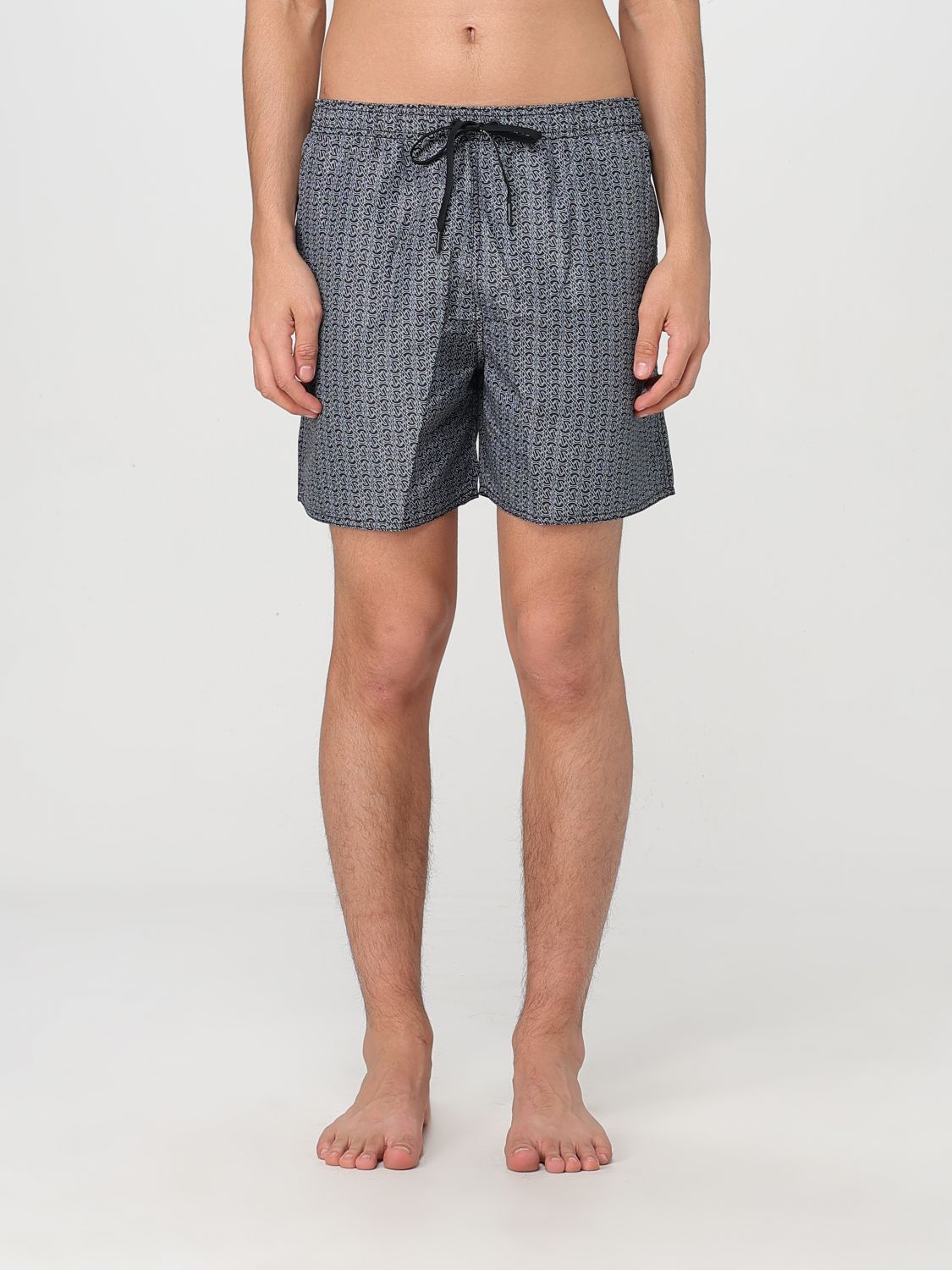 Armani Exchange Beachwear Boxers In Black