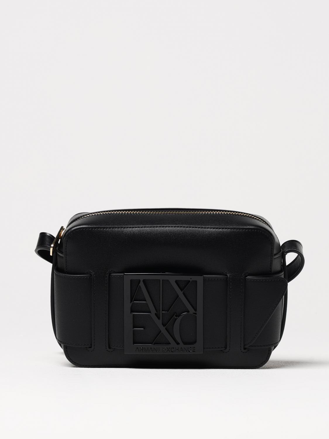 Armani Exchange Crossbody Bag With Logo In Black