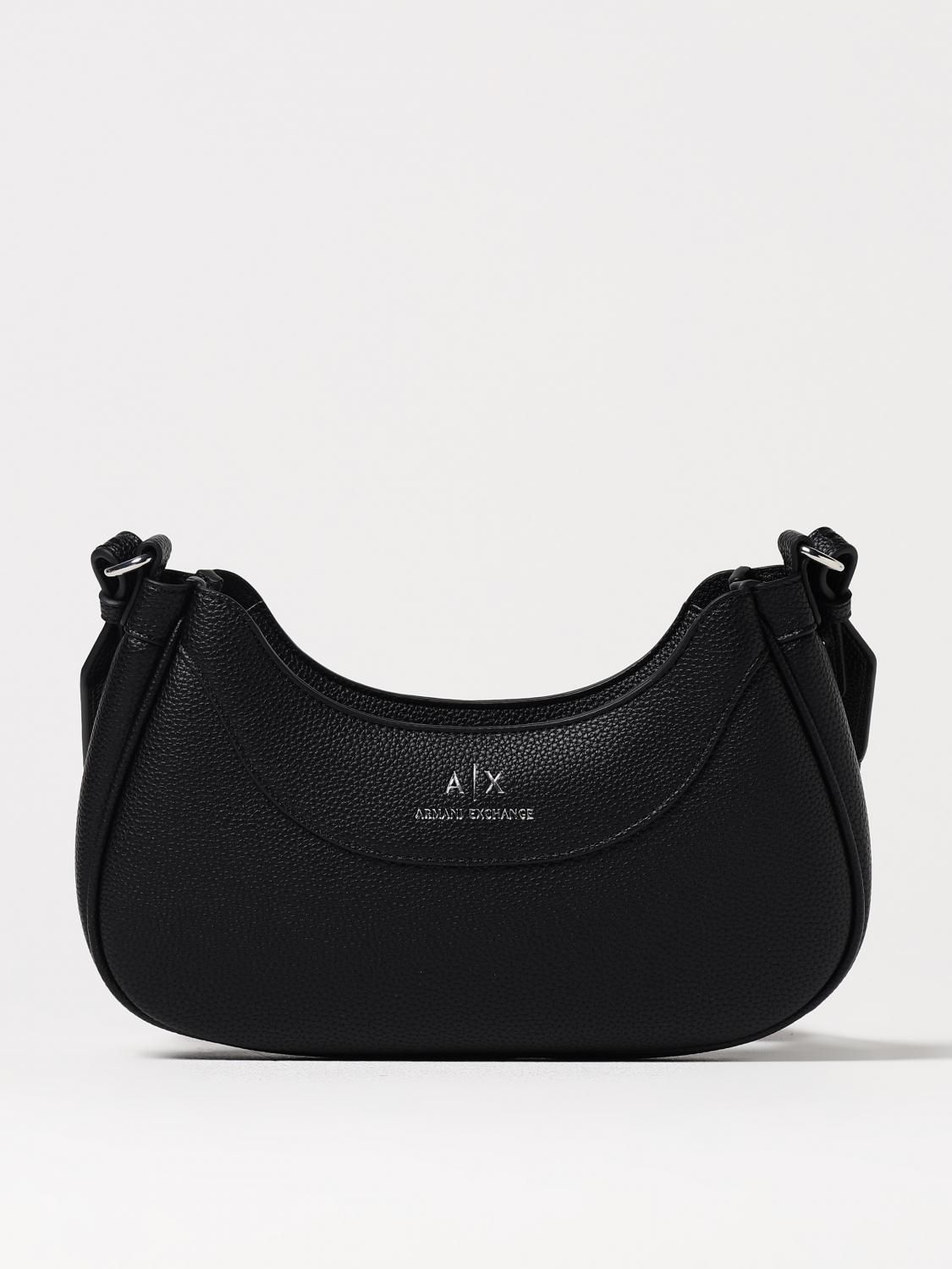 Armani Exchange Shoulder Bag  Woman Color Black In Black