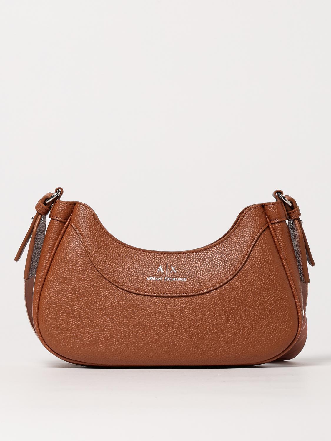 Armani Exchange Shoulder Bag  Woman Color Leather In Leather
